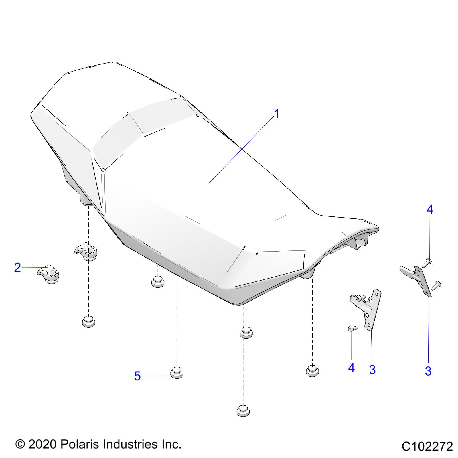 BODY, SEAT - A20SGE95AK (C102272)