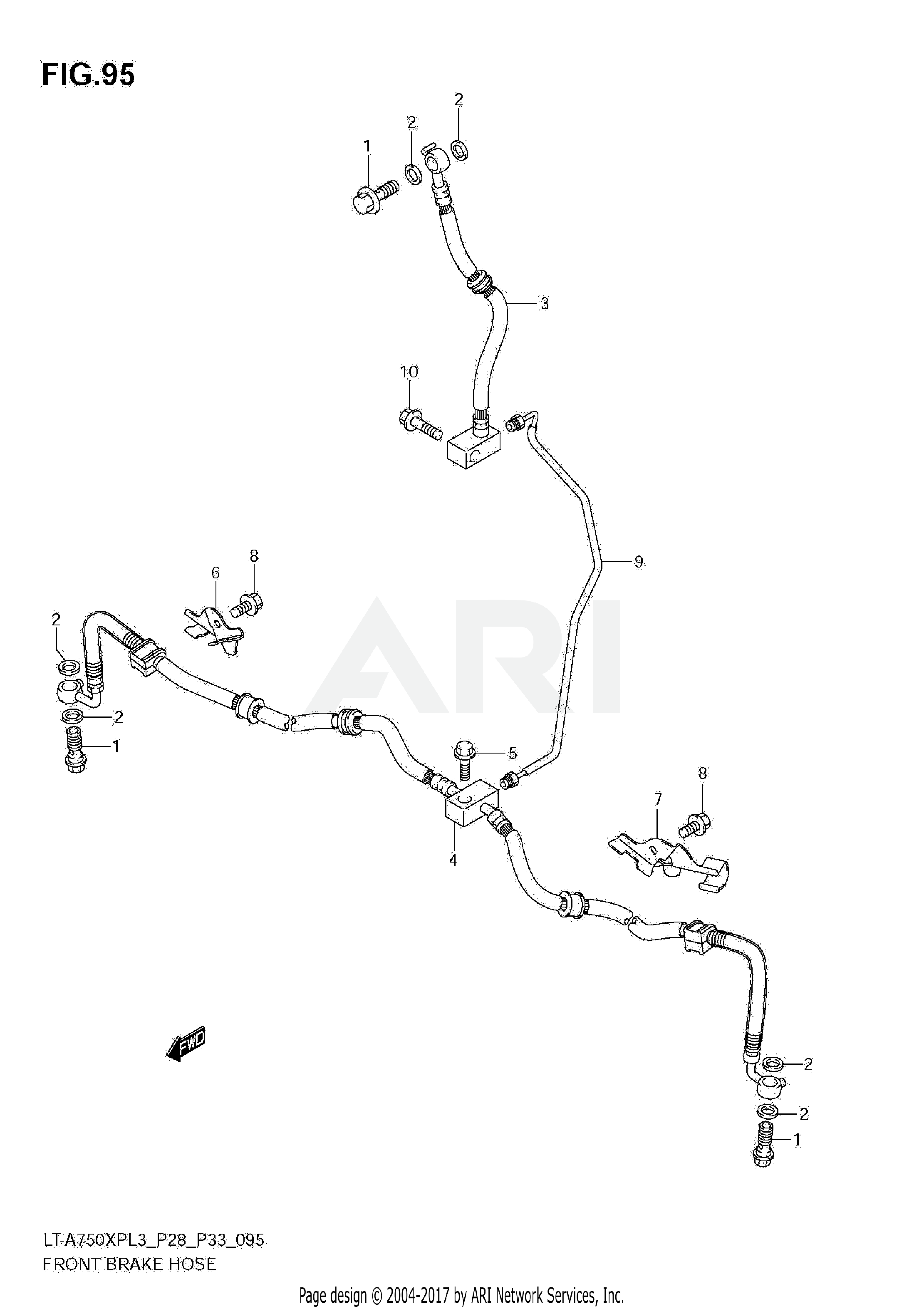 FRONT BRAKE HOSE