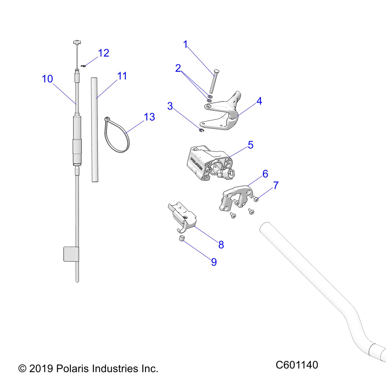 ENGINE, THROTTLE CONTROL ASM. - S20CBA6GSL (C601140)