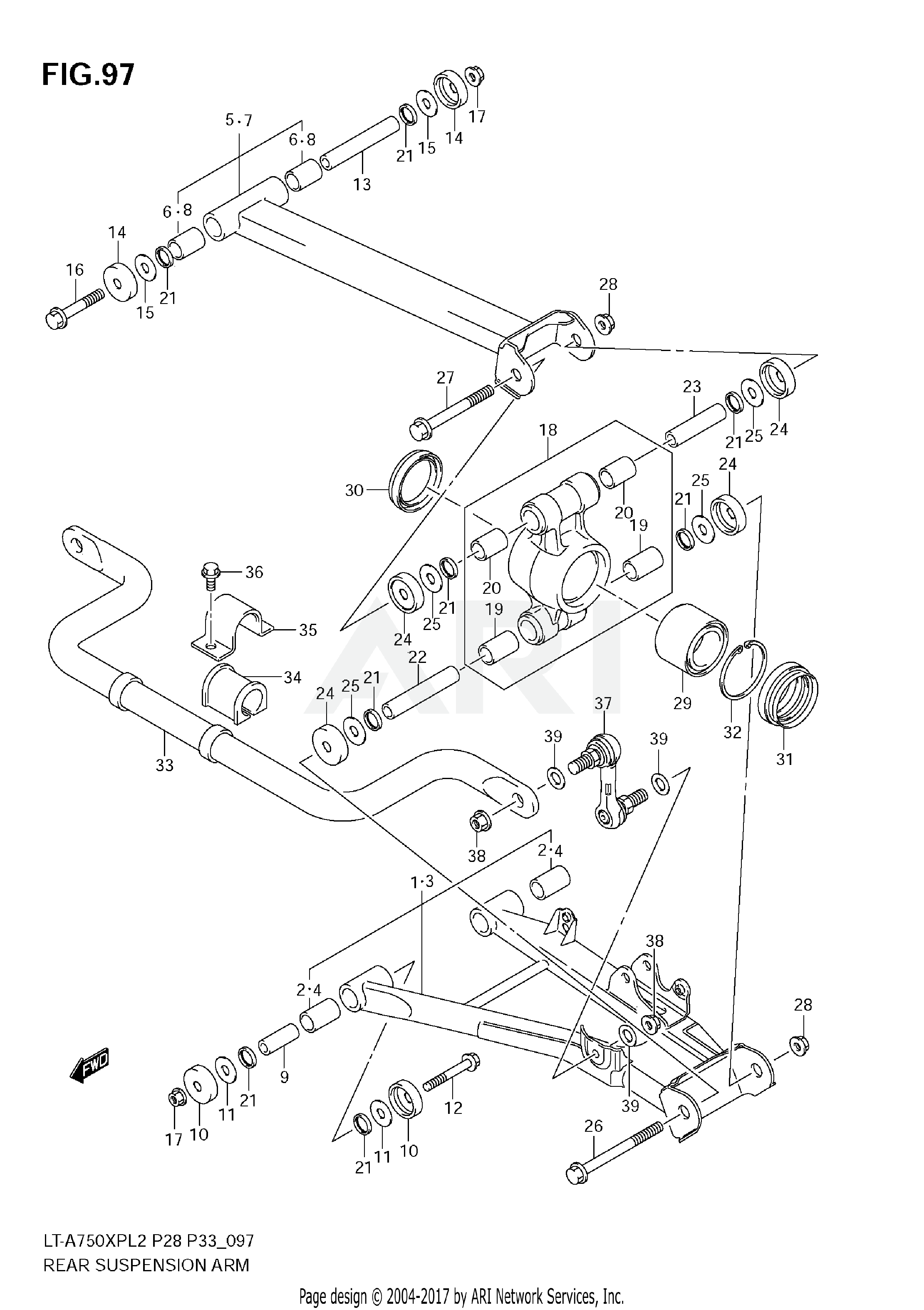 REAR SUSPENSION ARM