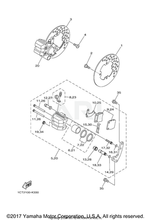 FRONT BRAKE CALIPER