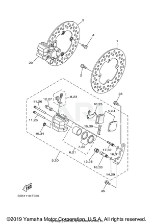 FRONT BRAKE CALIPER