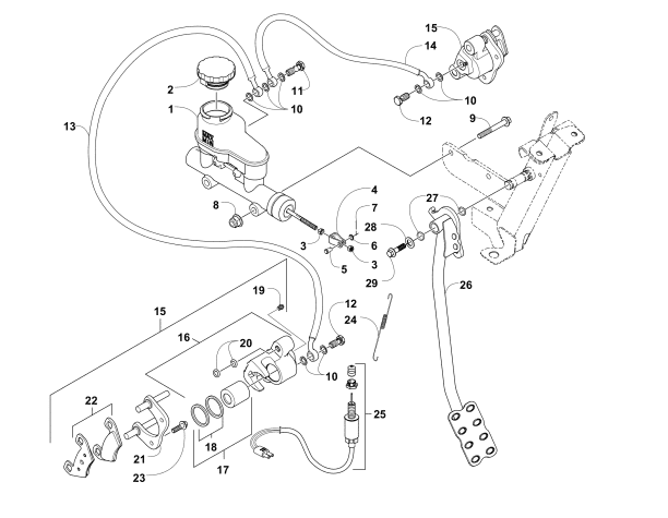 FRONT BRAKE ASSEMBLY