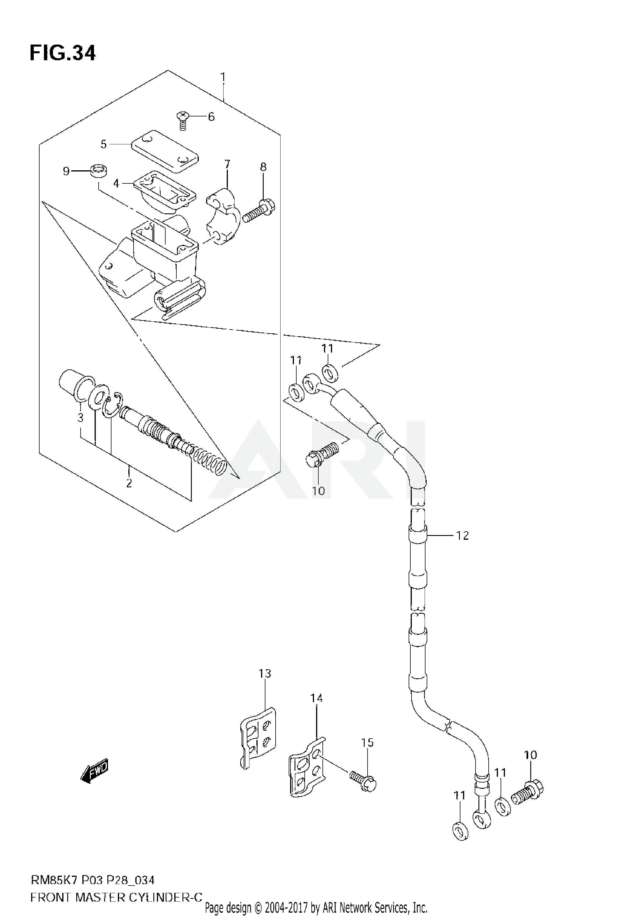 FRONT MASTER CYLINDER