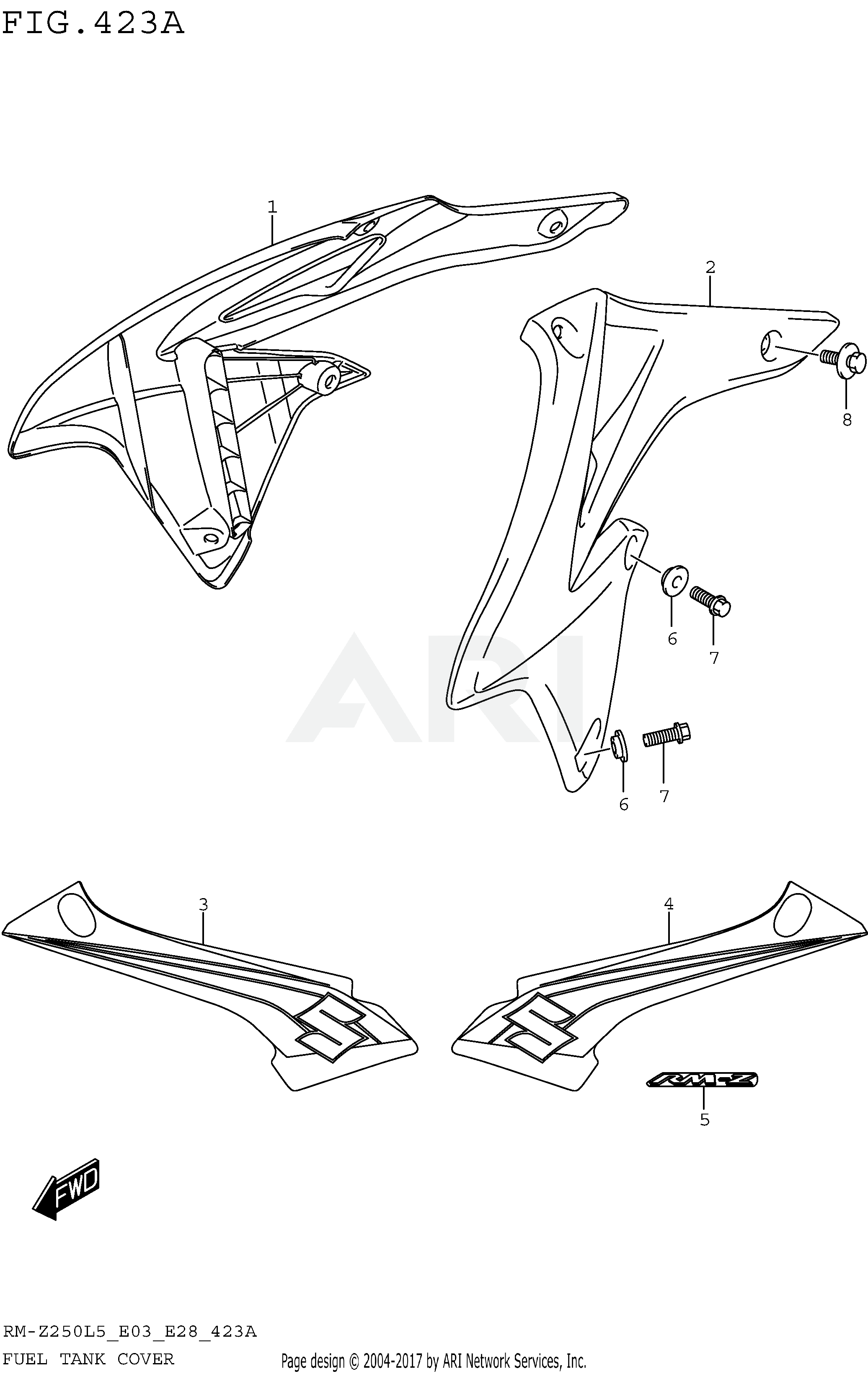 FUEL TANK COVER