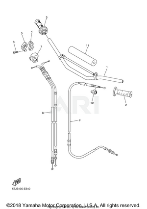 STEERING HANDLE CABLE