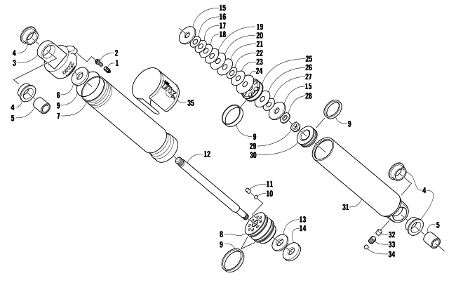 FRONT SUSPENSION SHOCK ABSORBER