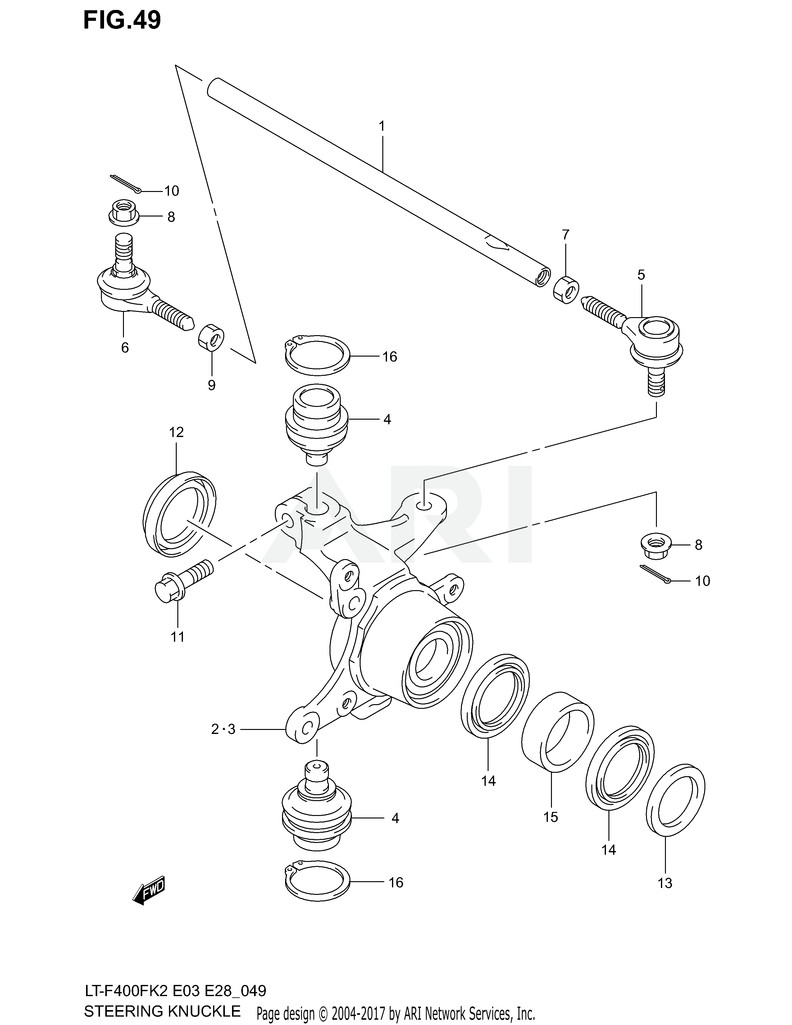 STEERING KNUCKLE