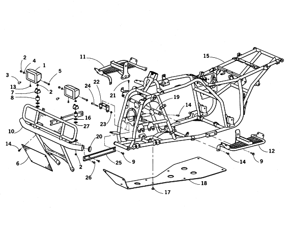 FRAME AND RELATED PARTS