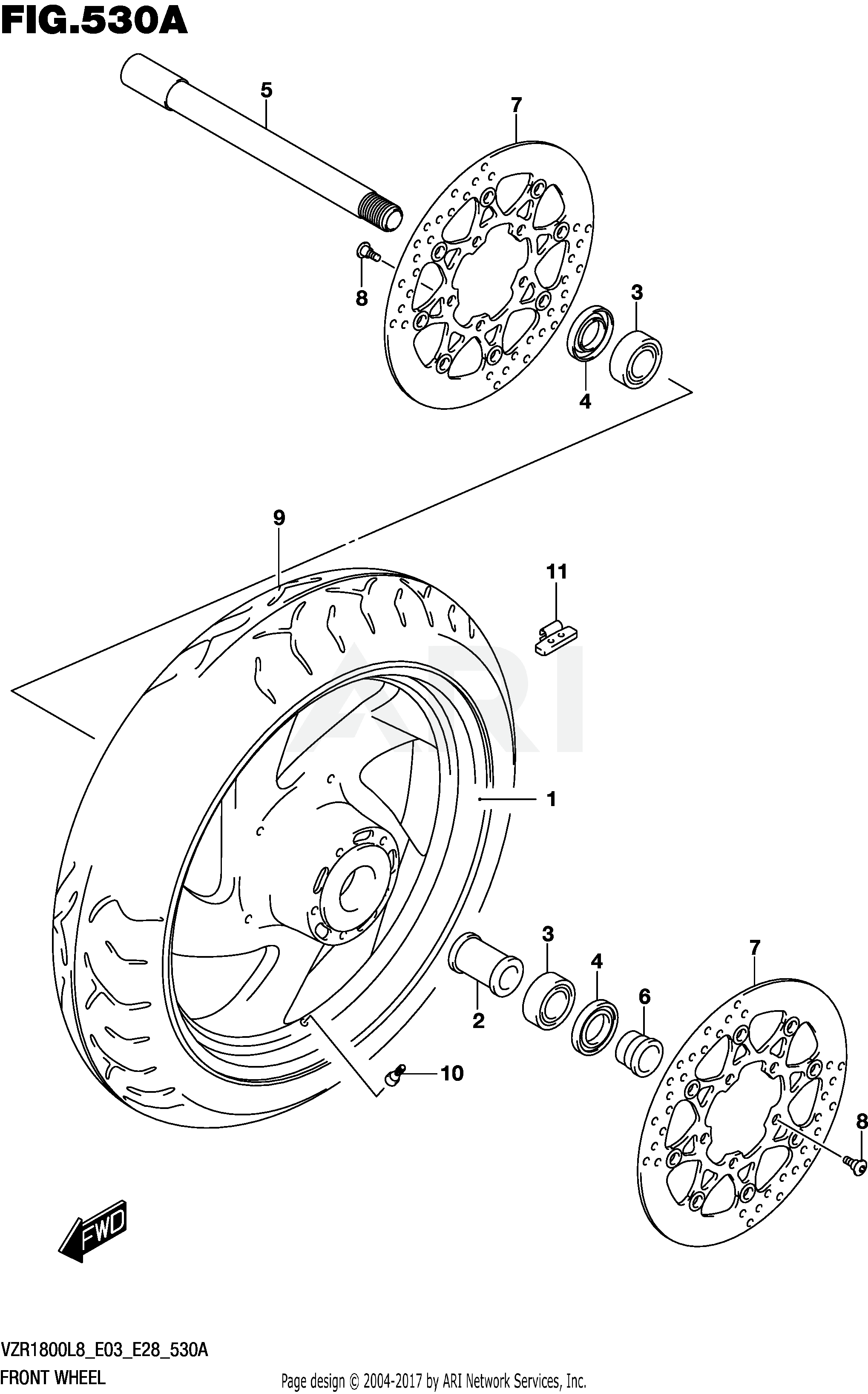 FRONT WHEEL (VZR1800L8 E28)