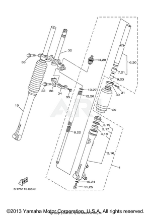 FRONT FORK LET