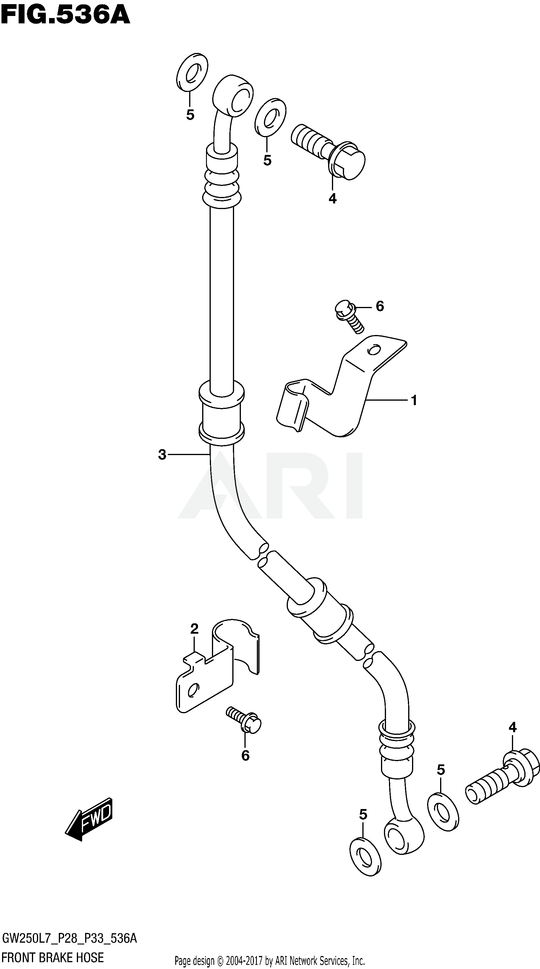 FRONT BRAKE HOSE