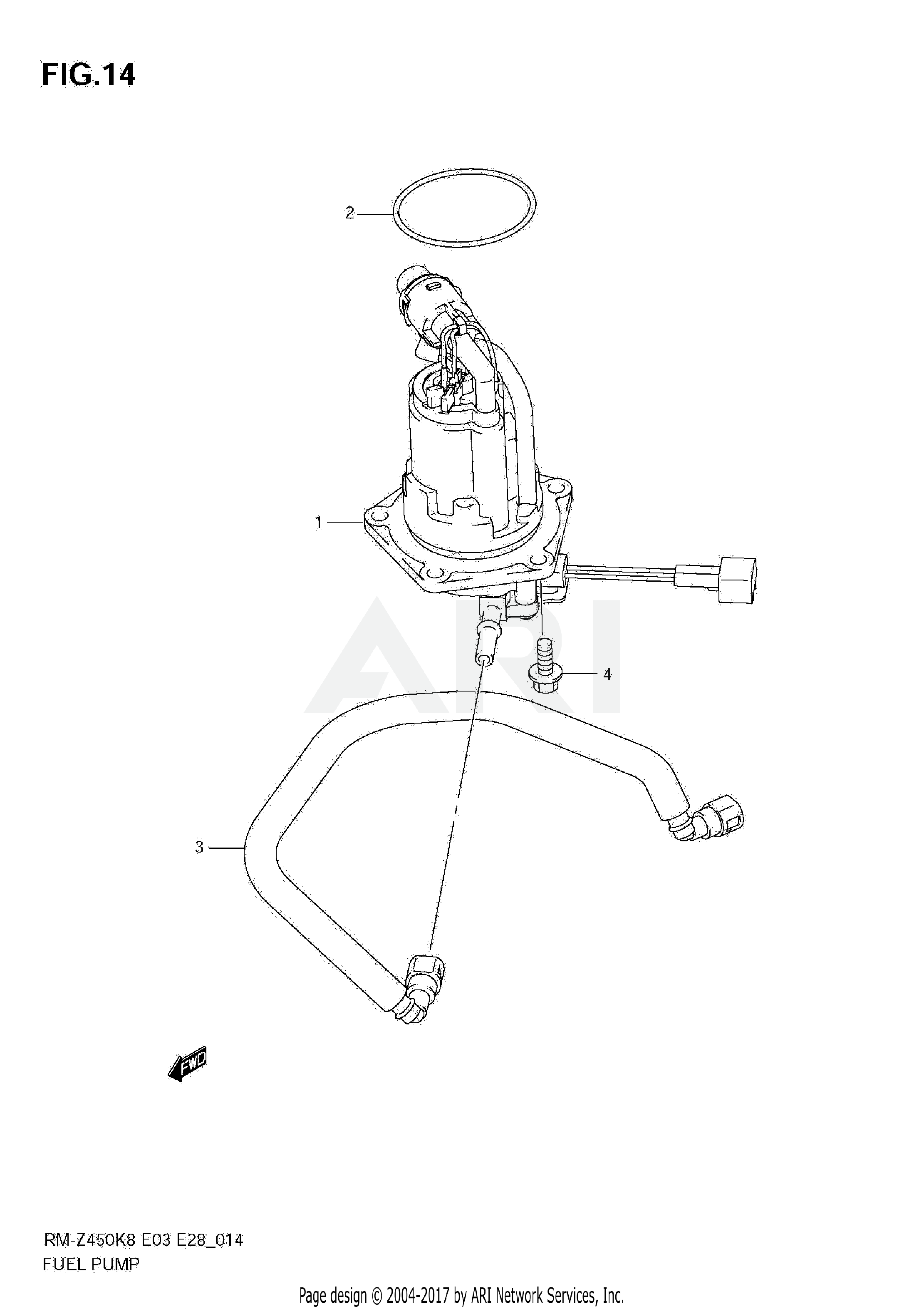 FUEL PUMP (RM-Z450 K8/K9/L0)