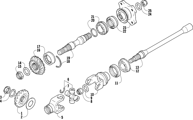 SECONDARY DRIVE ASSEMBLY