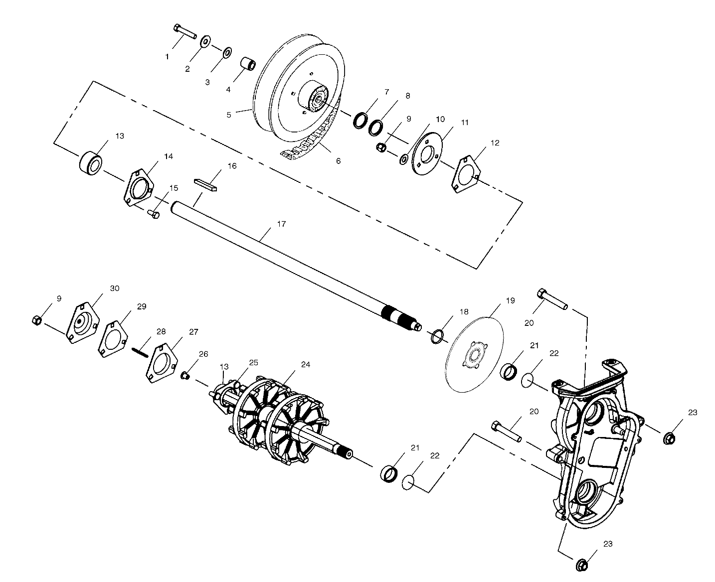 DRIVE TRAIN - S01ND6DS (4960636063C001)