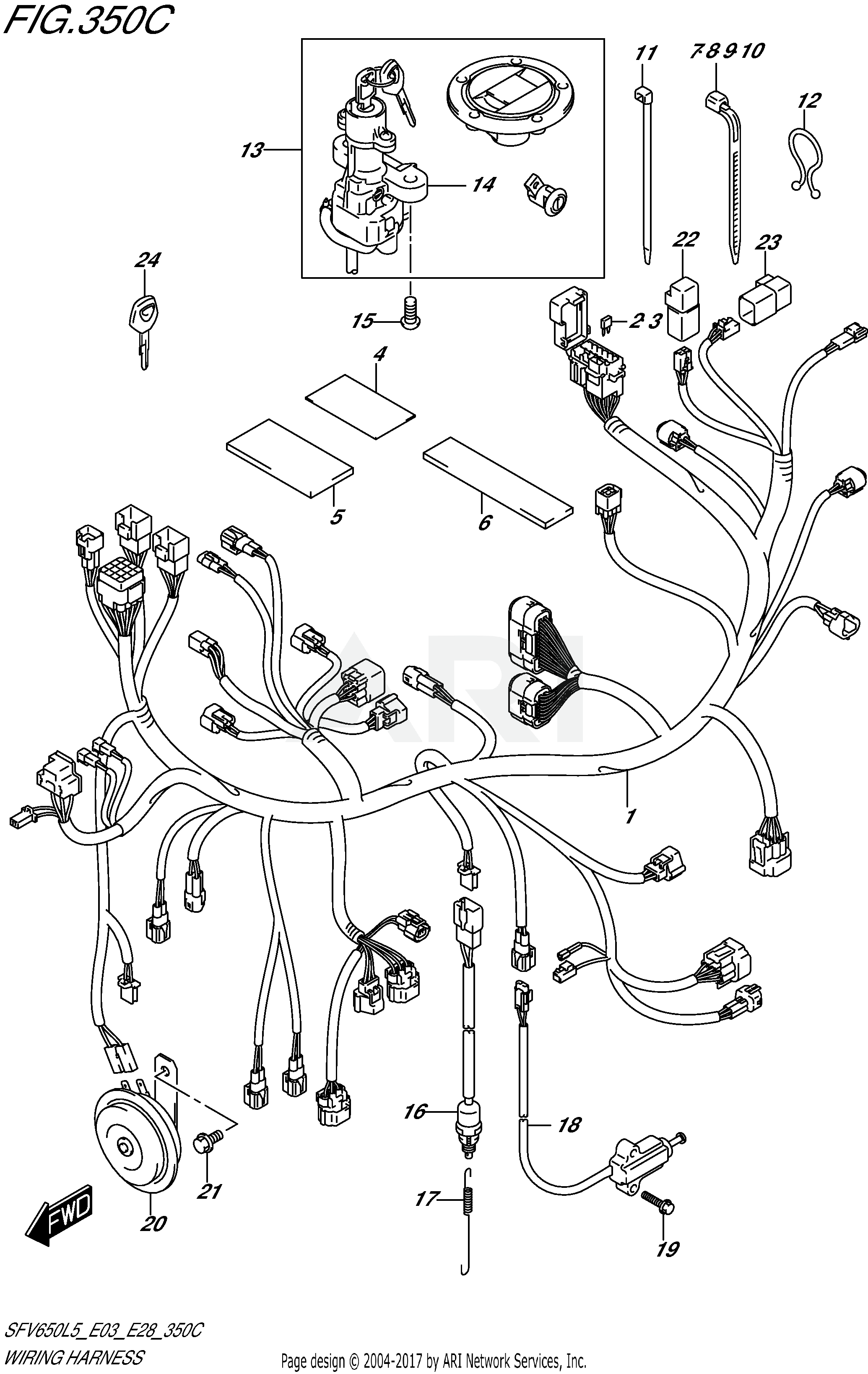 WIRING HARNESS (SFV650L5 E33)