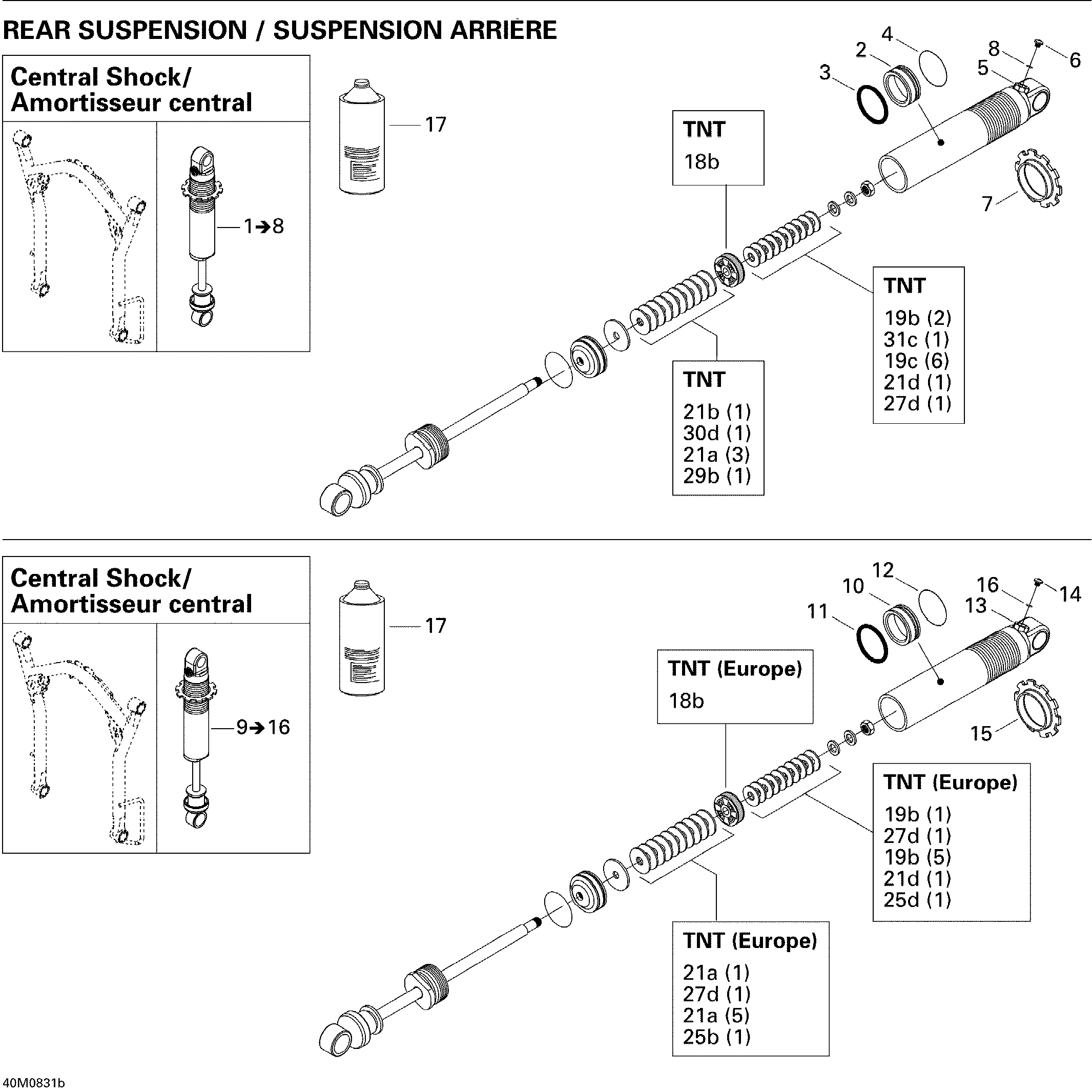 Take Apart Shock, Rear 2