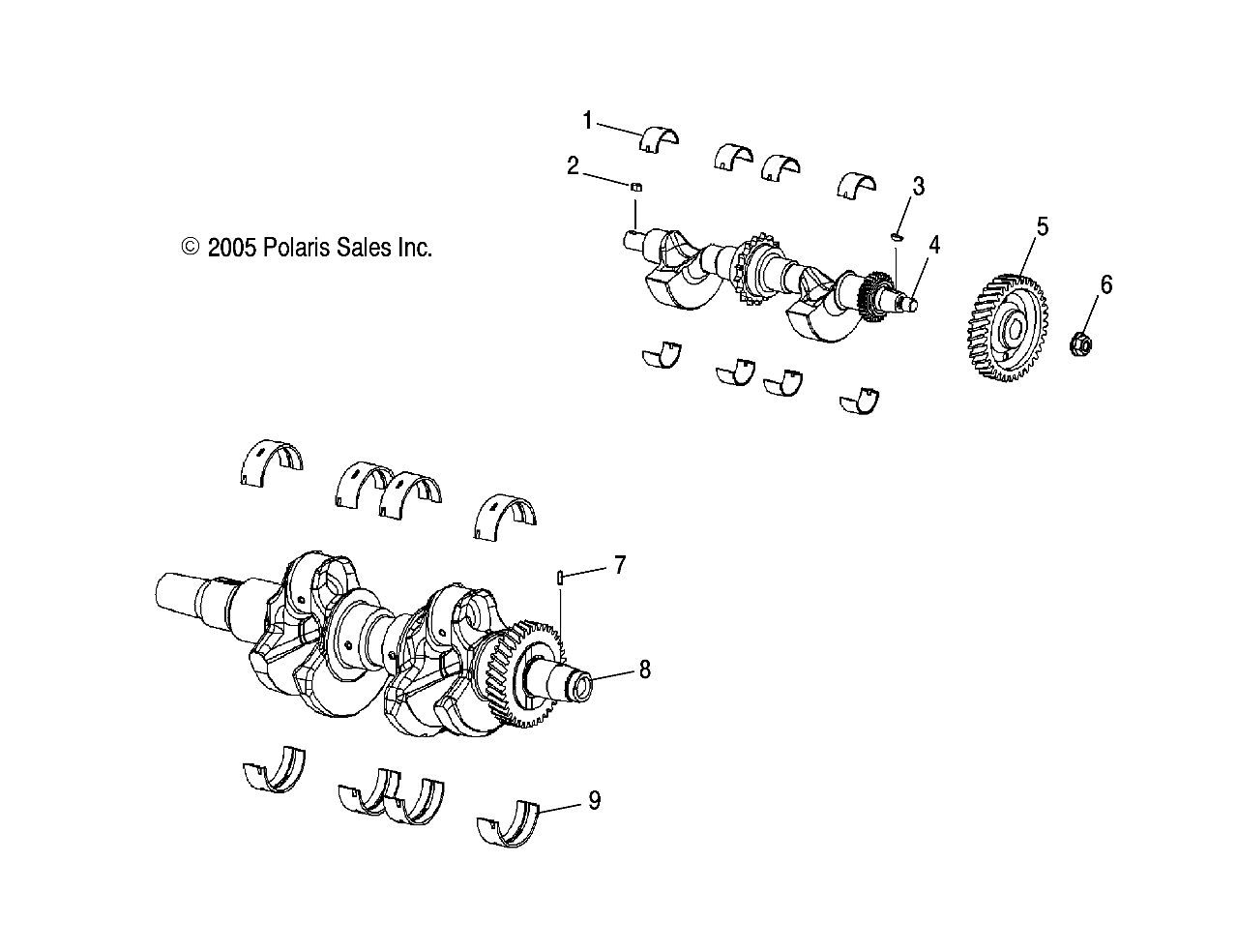 ENGINE, CRANKSHAFT and BALANCE SHAFT - S09PP7FS/FE (4997479747E02)