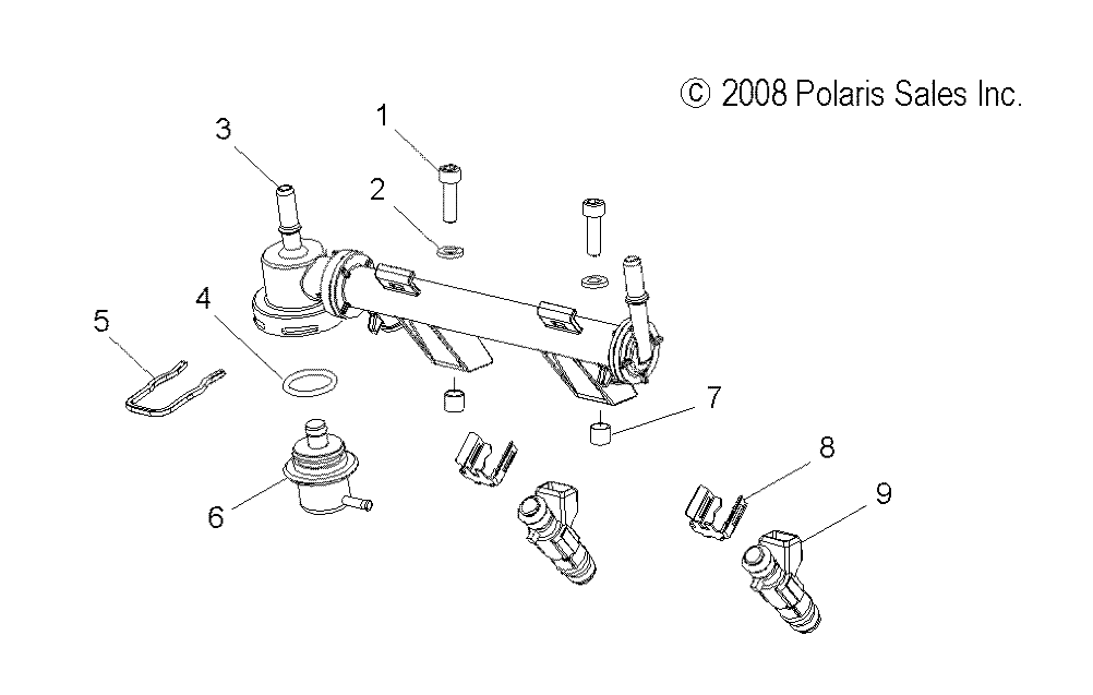 ENGINE, FUEL RAIL - S09PP7FS/FE (4997479747E03)