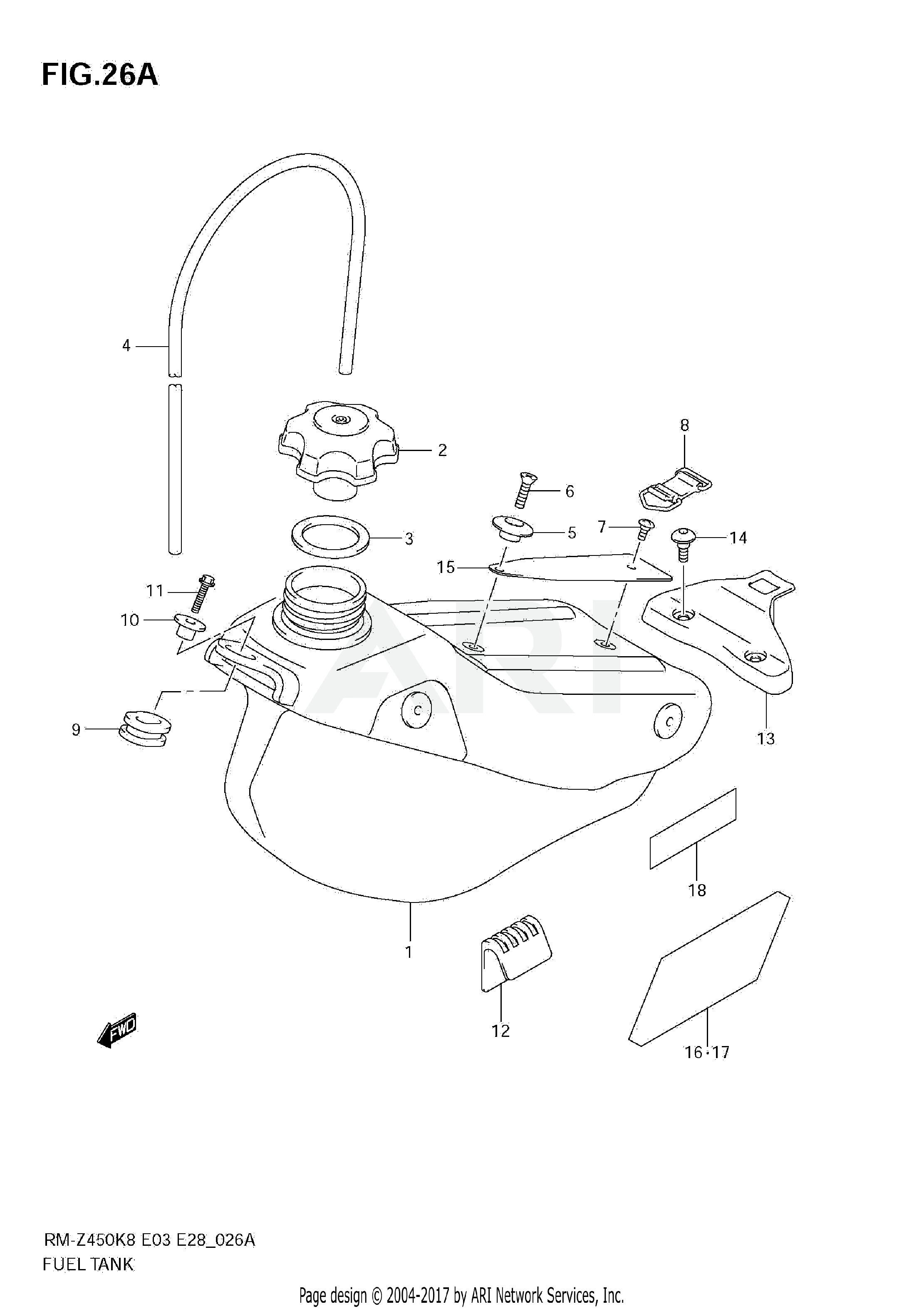 FUEL TANK (RM-Z450 L1)