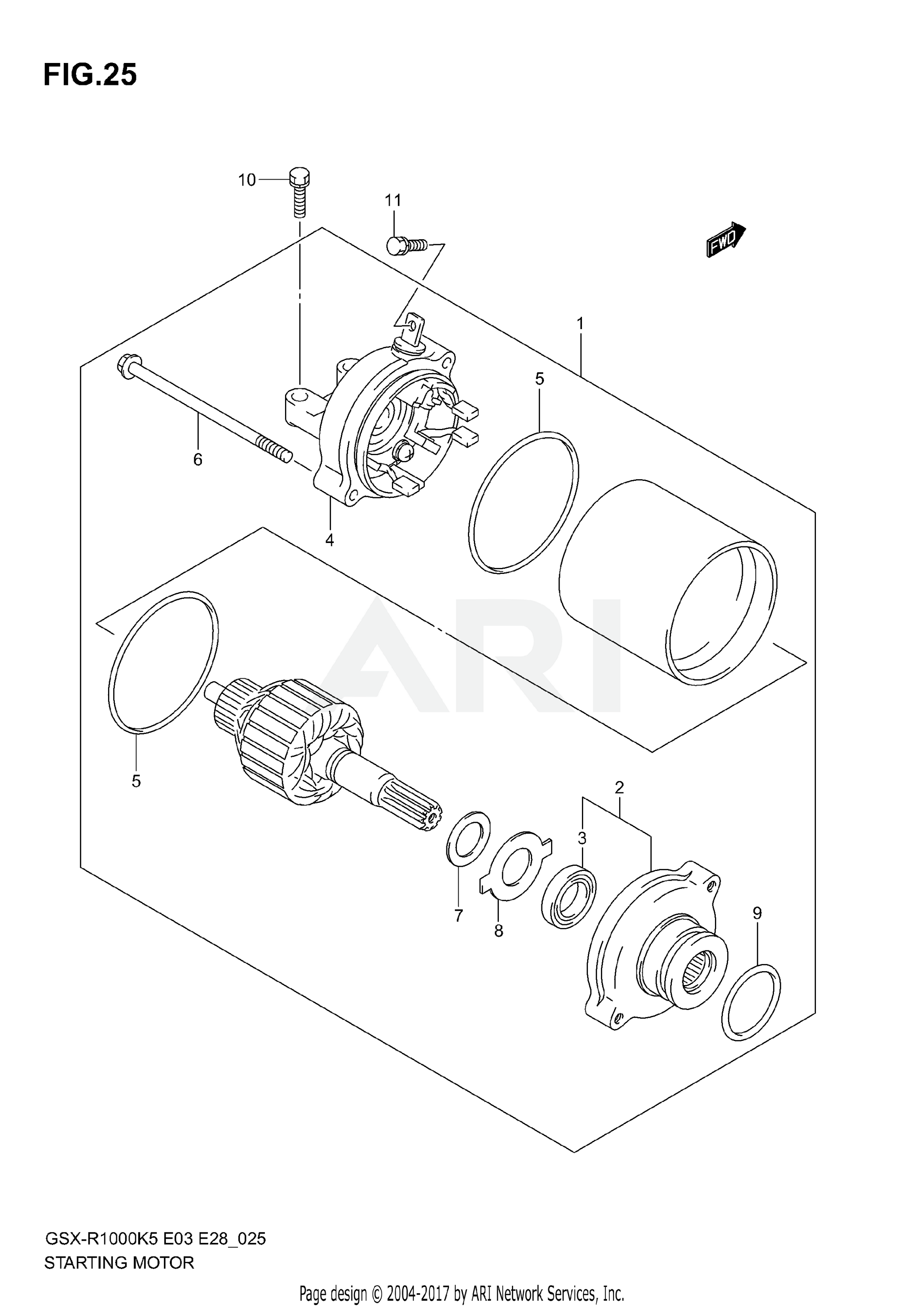 STARTING MOTOR