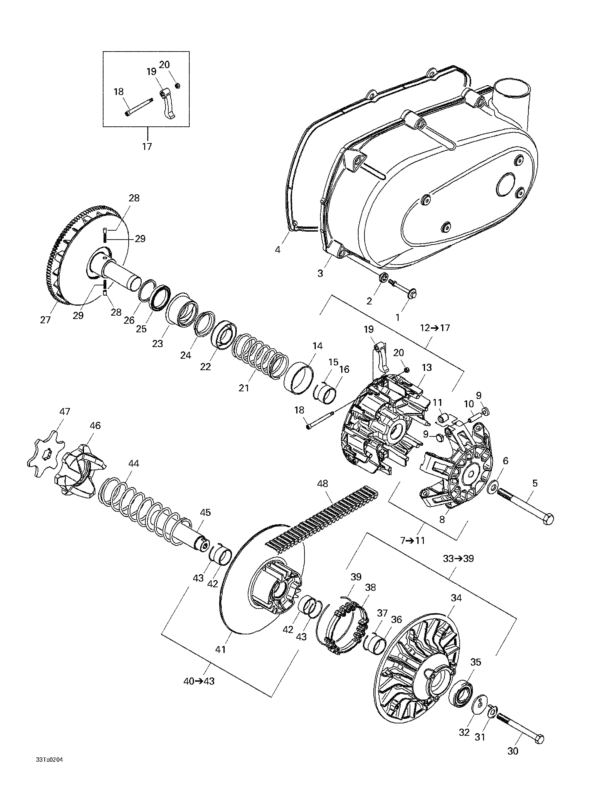 Belt And Engine Pulley