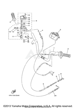 STEERING HANDLE CABLE