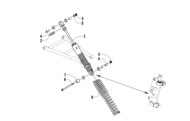 FRONT SUSPENSION SHOCK ABSORBER ASSEMBLY