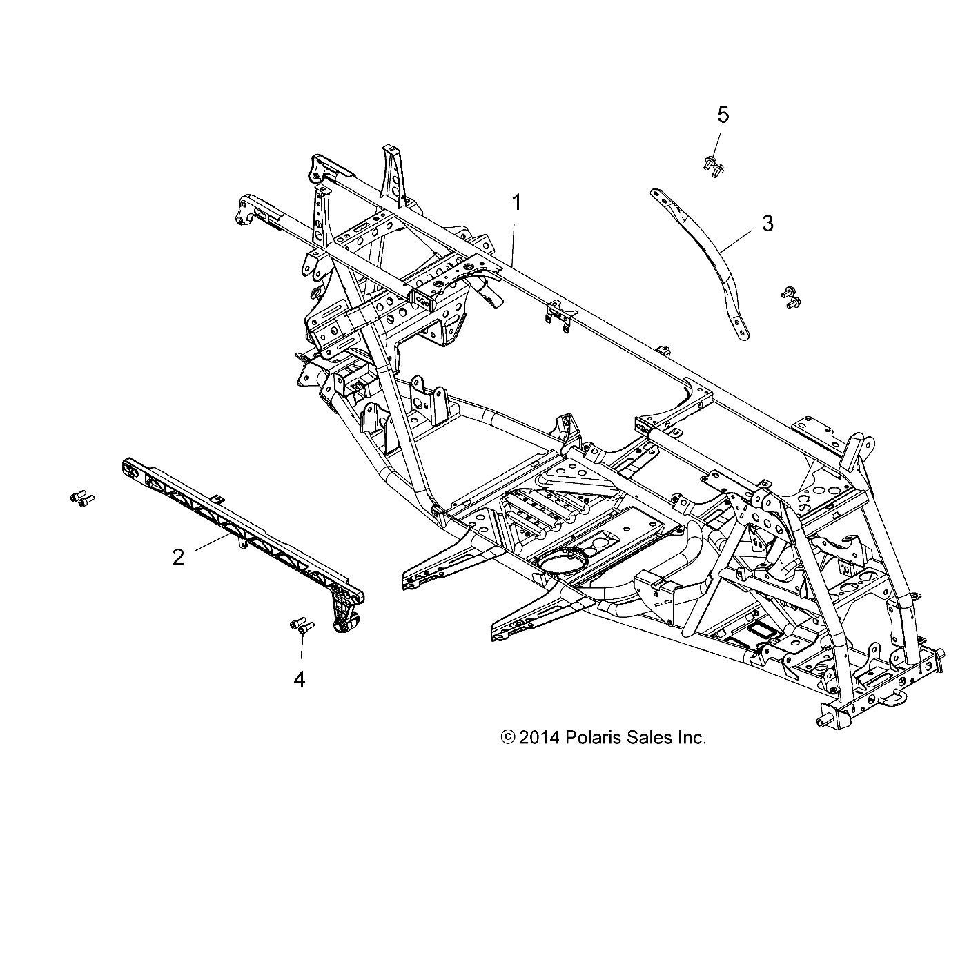 CHASSIS, MAIN FRAME - A15SVA85FD (49ATVFRAME15SCRM1)