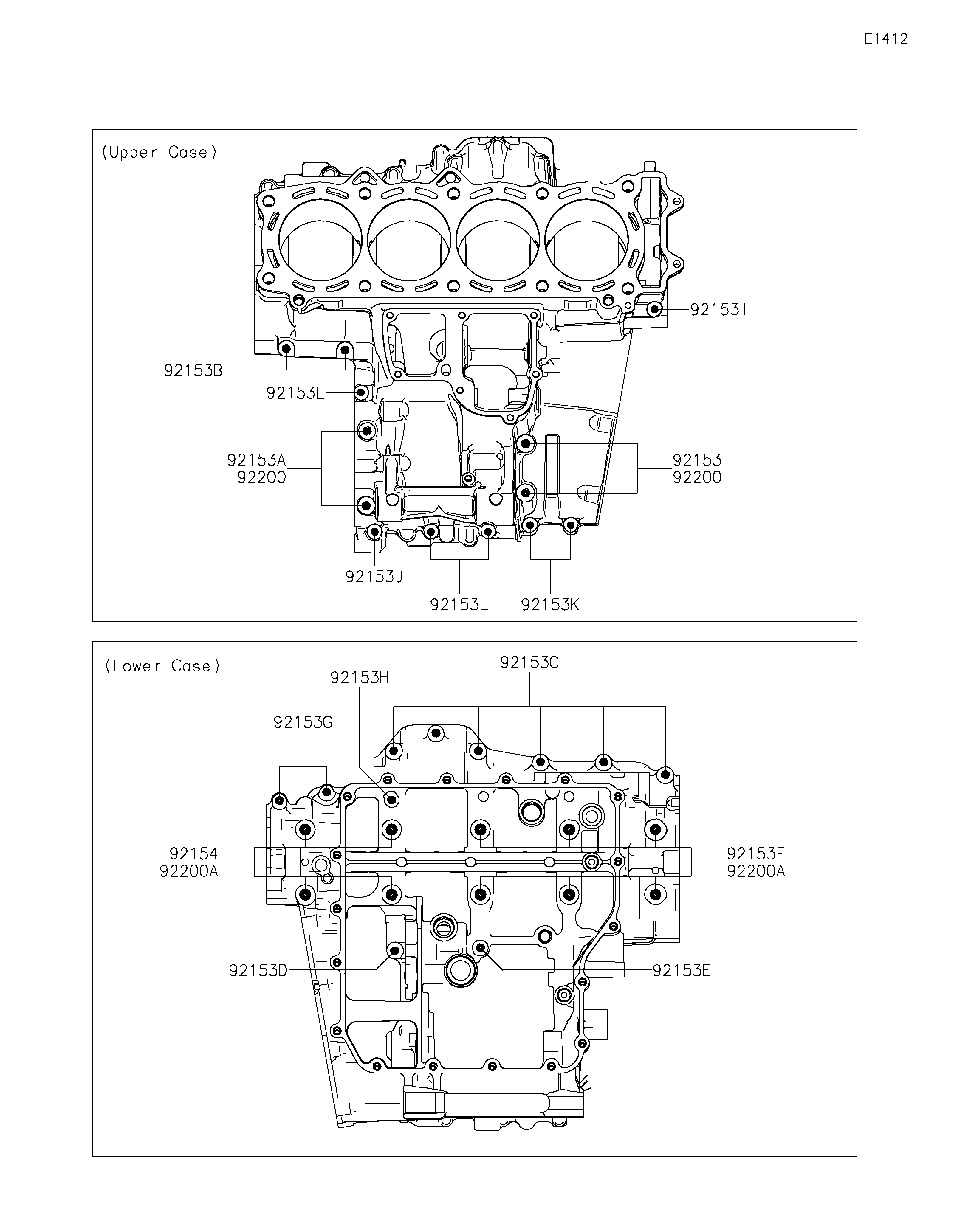 Crankcase Bolt Pattern