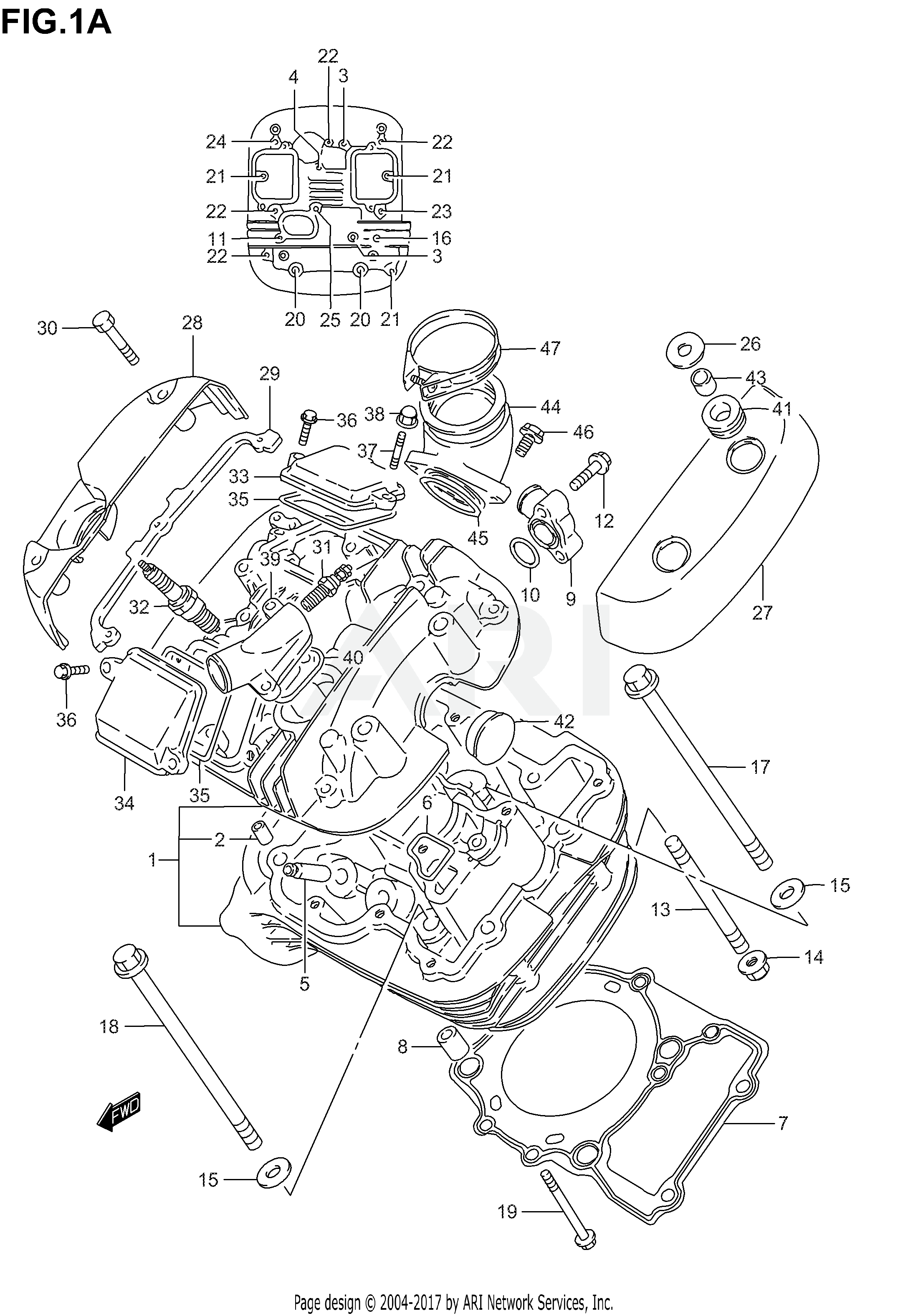 CYLINDER HEAD (FRONT)