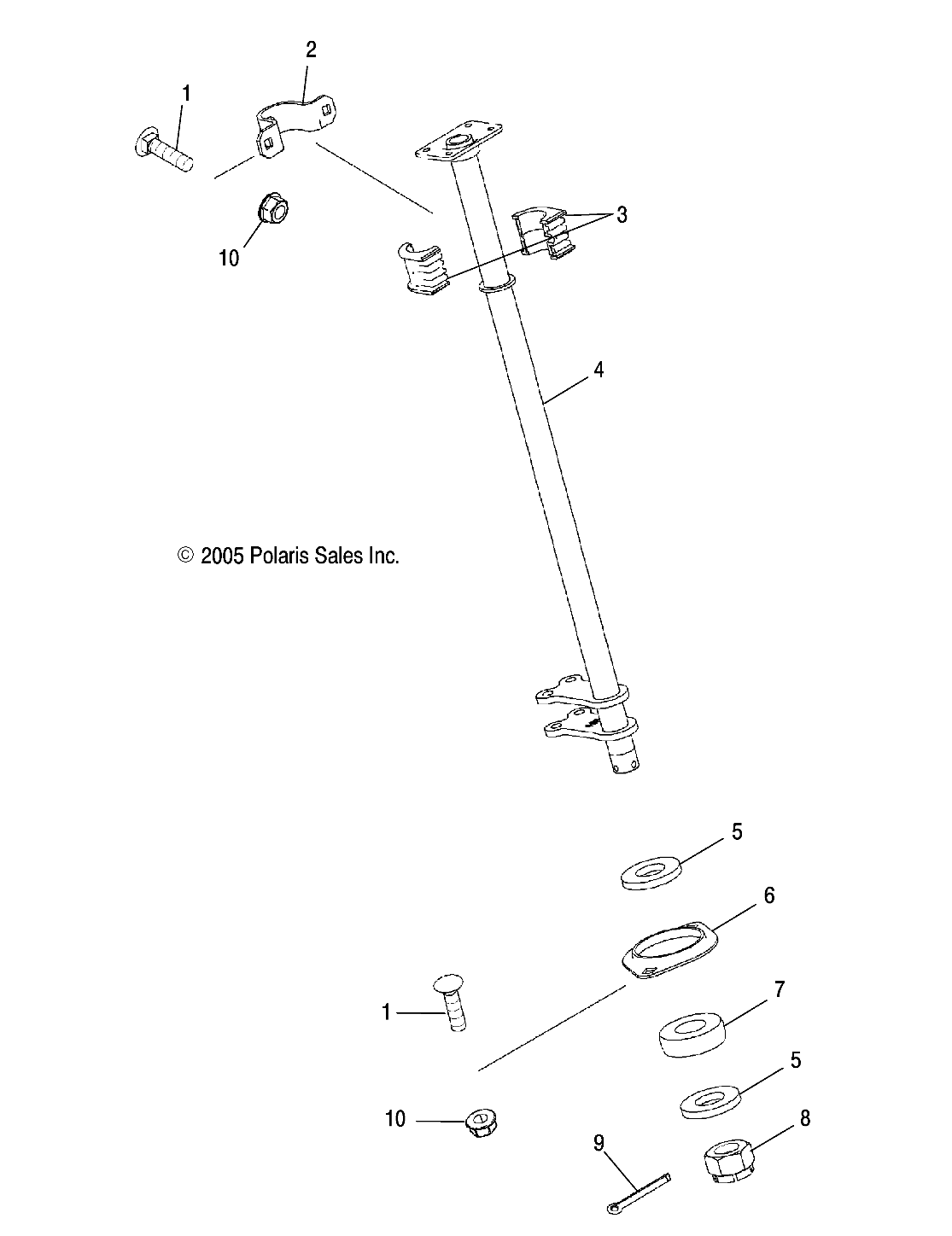STEERING POST - A06MH68AA/AD/AF (4999200139920013C03)
