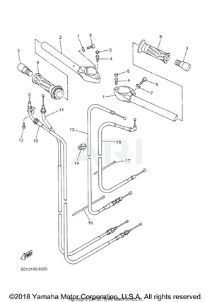 STEERING HANDLE CABLE