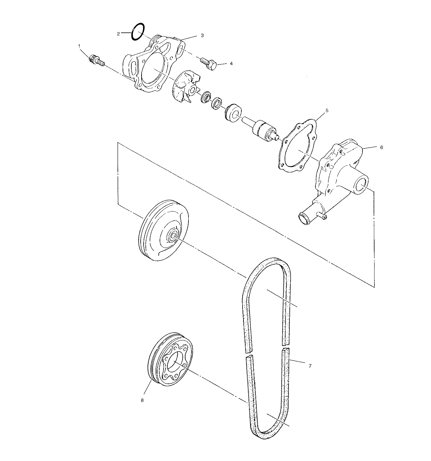 WATER PUMP - S02ND4BS (4970417041C009)