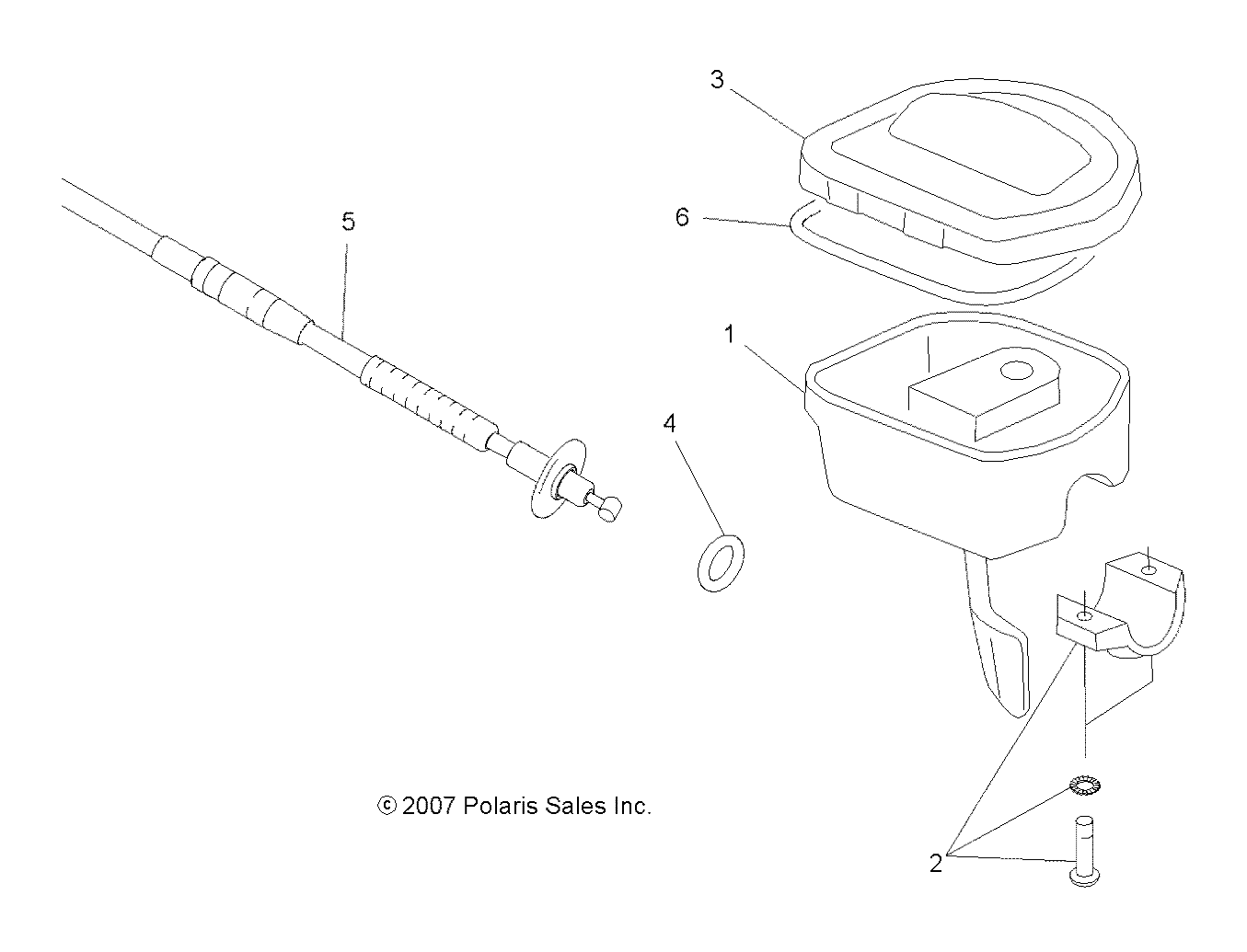 STEERING, CONTROLS and THROTTLE - A11LB27AA (49ATVCONTROLS08HAWKINTL)