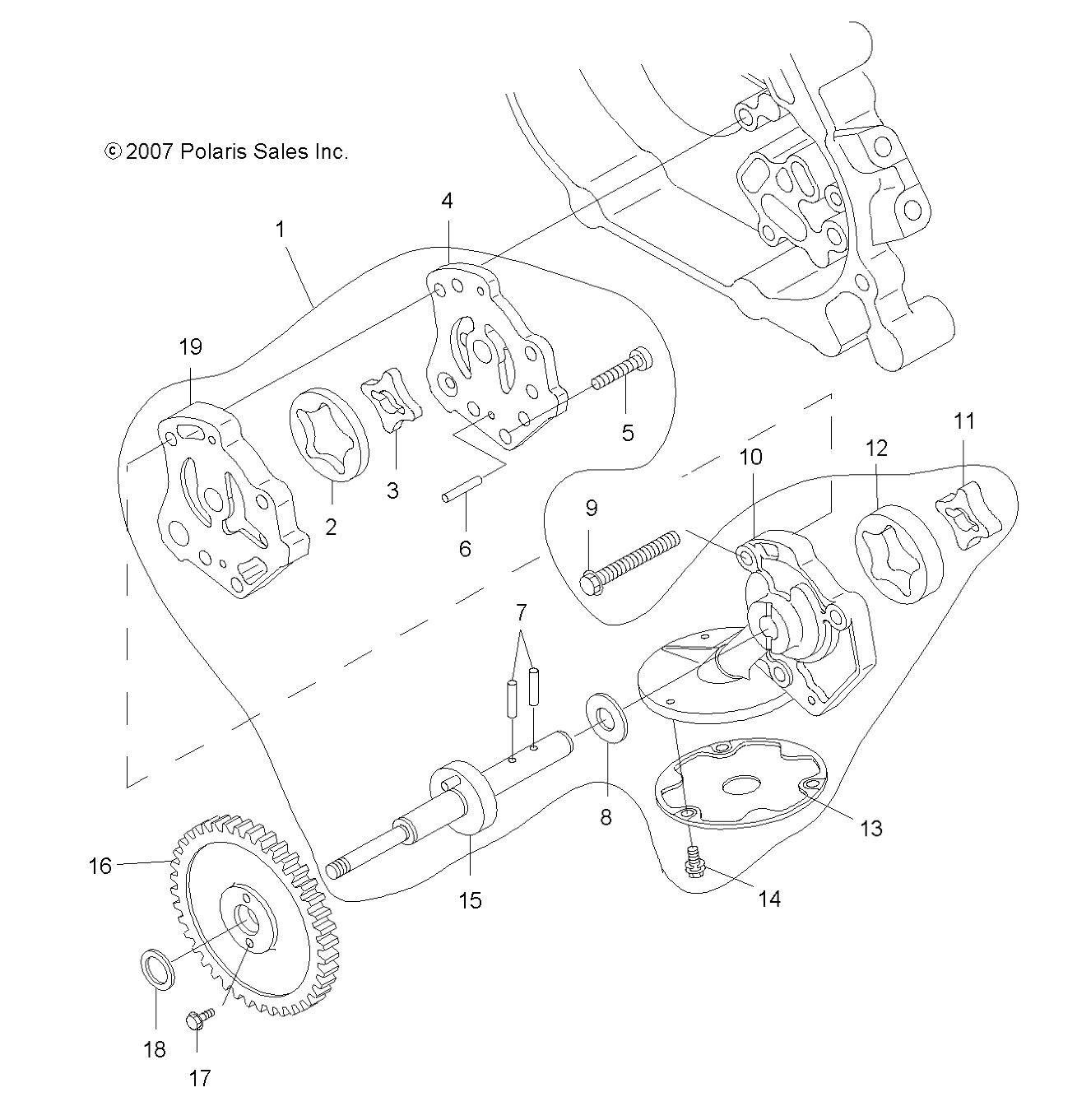 ENGINE, OIL SYSTEM and OIL PUMP - A09BG50AA (49OILPUMP08SCRAM)