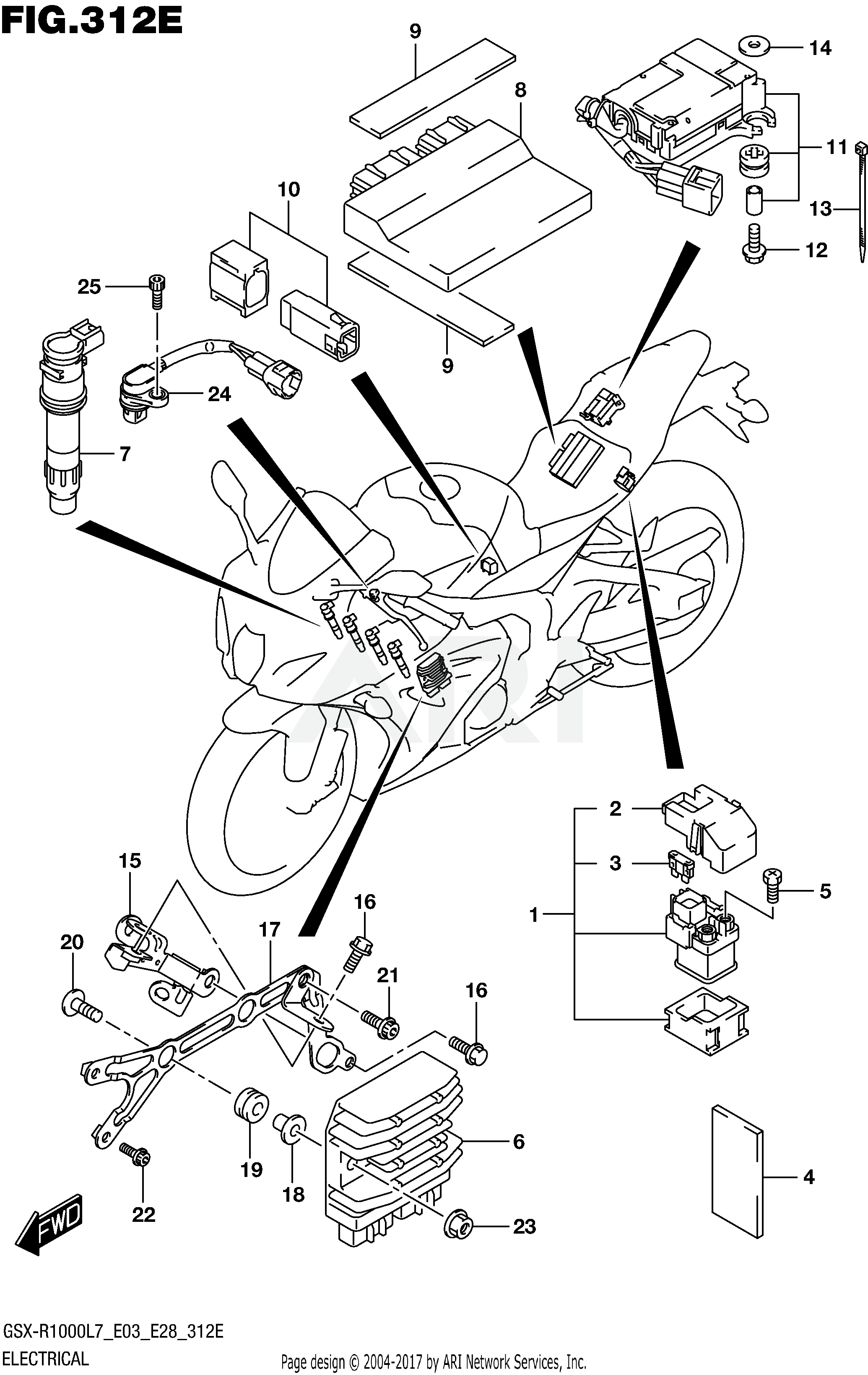 ELECTRICAL (GSX-R1000AL7 E28)