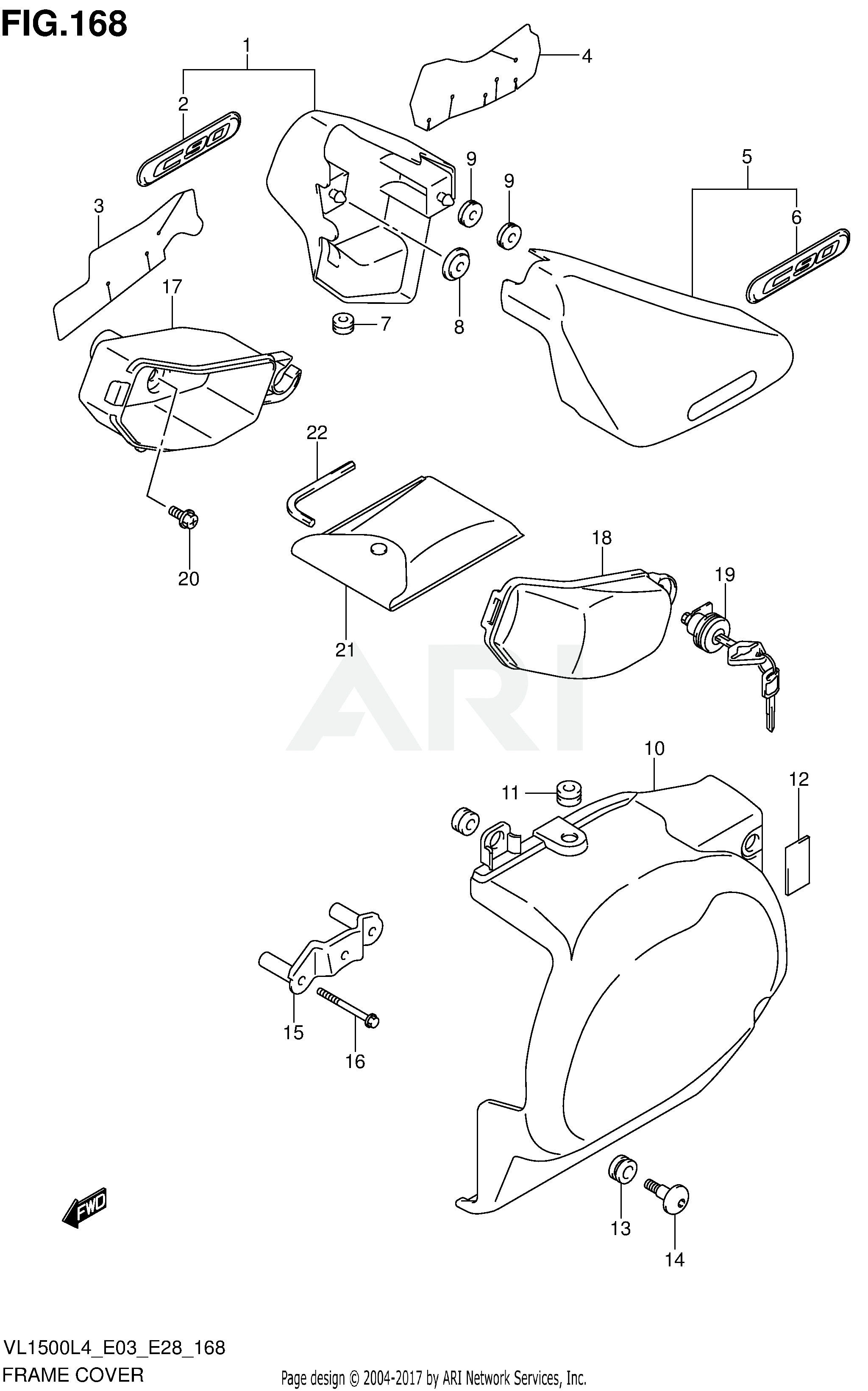 FRAME COVER (VL1500L4 E33)