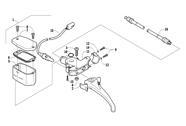 HYDRAULIC BRAKE CONTROL ASSEMBLY