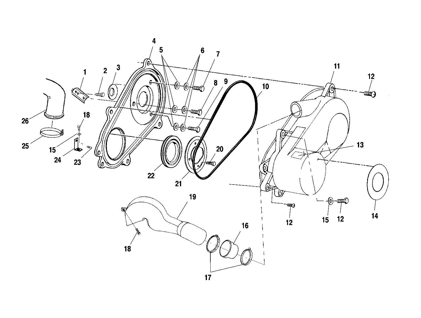 CLUTCH COVER - A01CH42AA (4964436443C003)