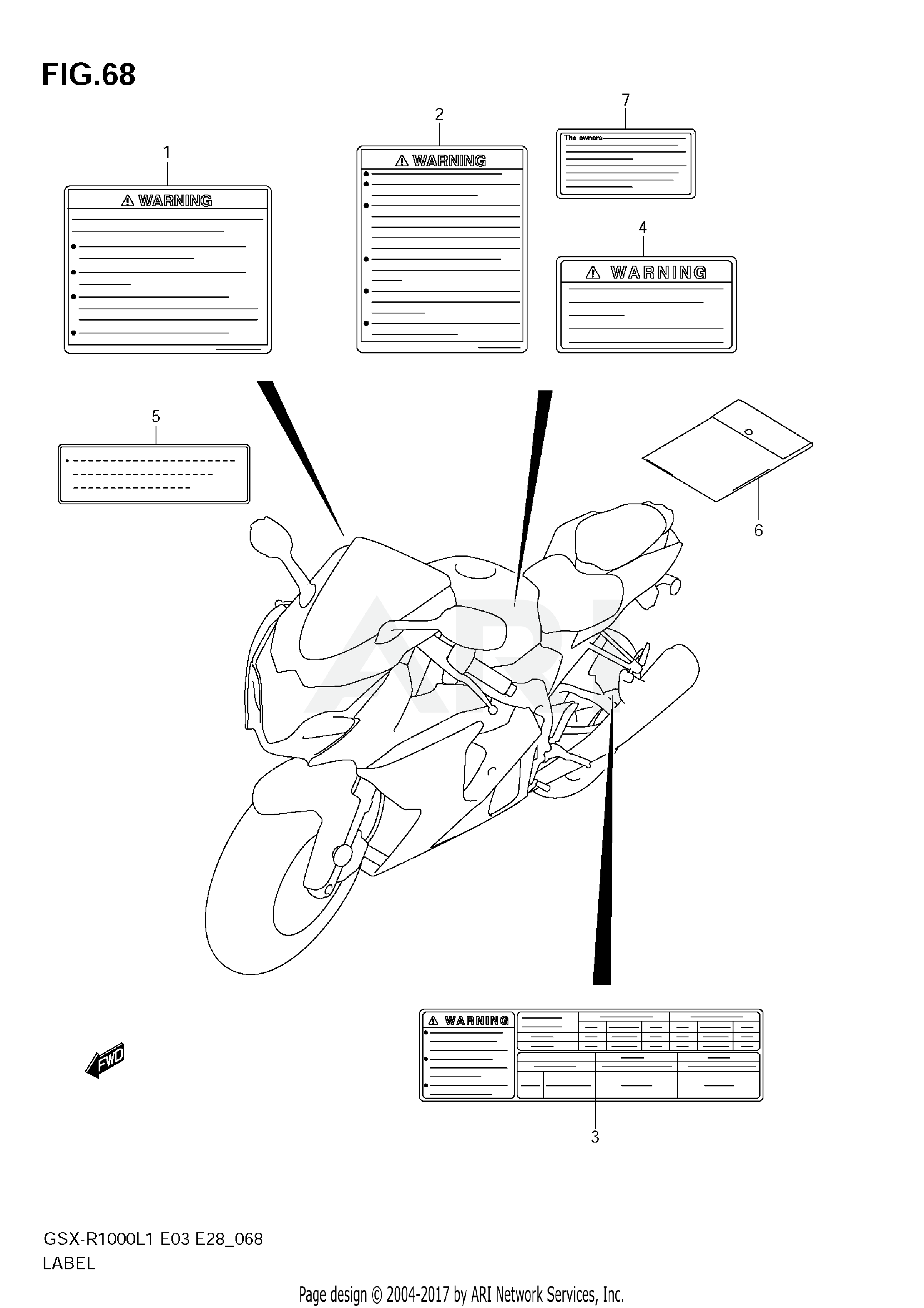 LABEL (GSX-R1000L1 E3)