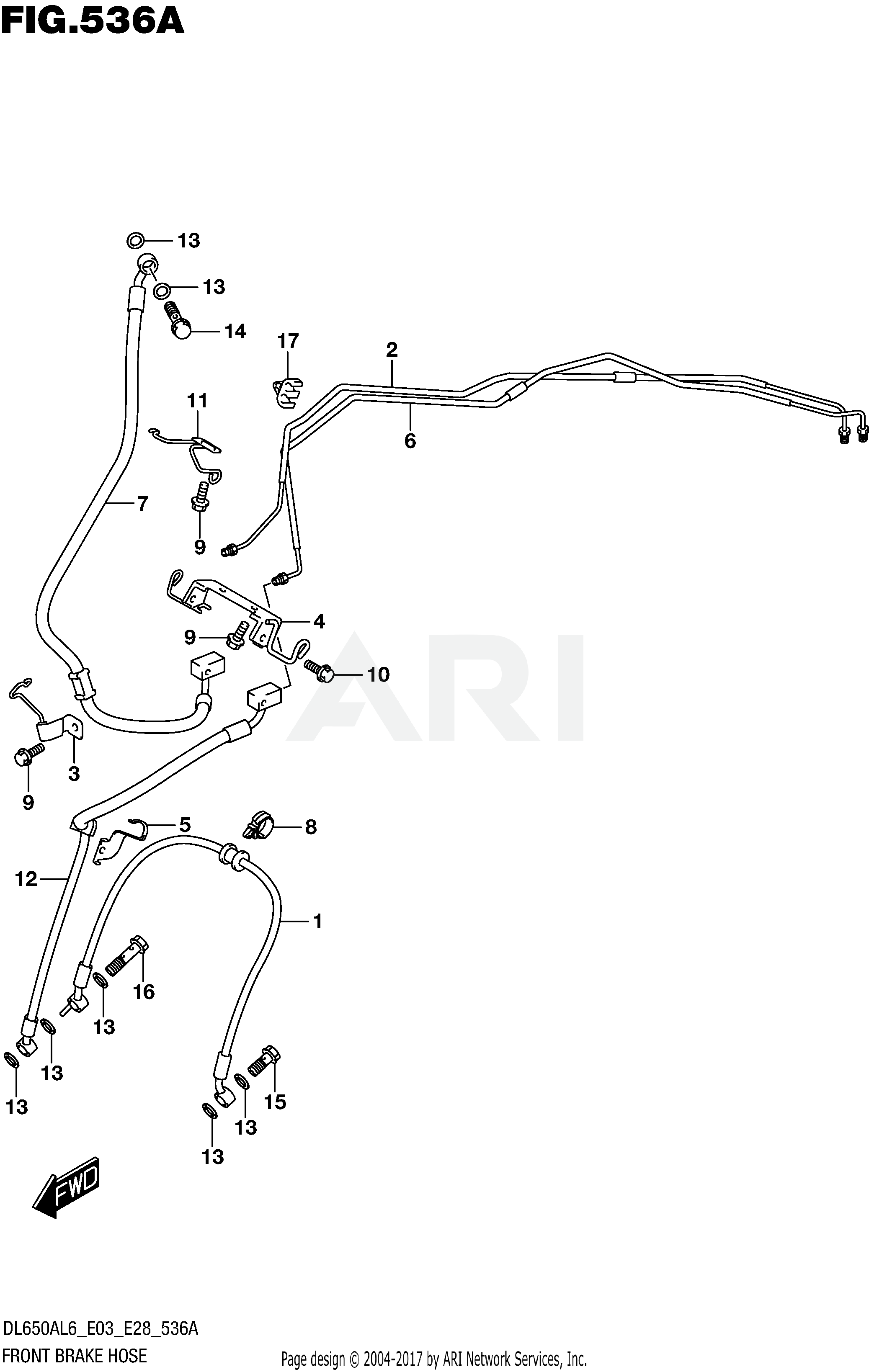 FRONT BRAKE HOSE