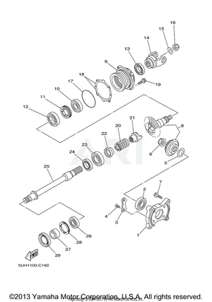 MIDDLE DRIVE GEAR