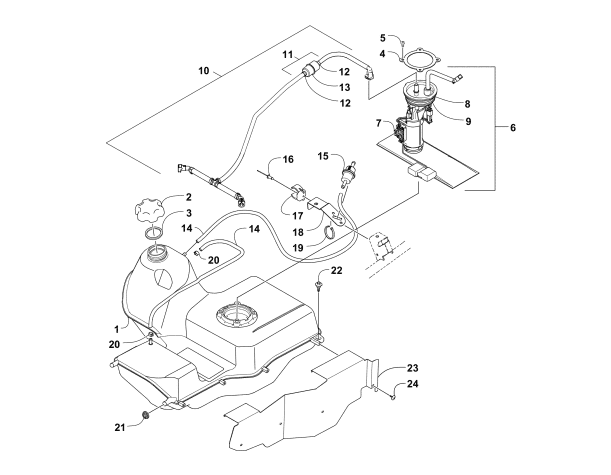 GAS TANK ASSEMBLY