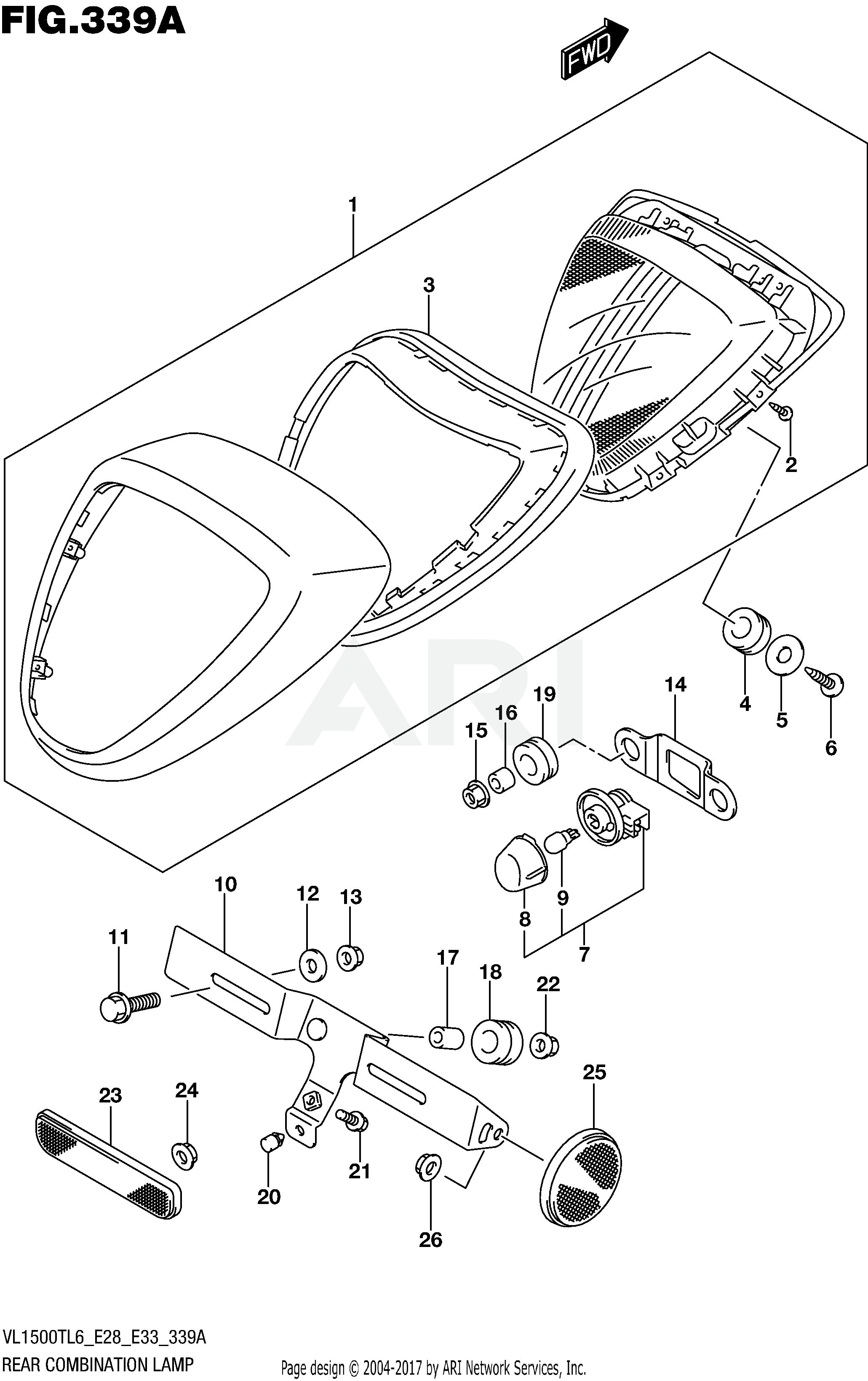 REAR COMBINATION LAMP