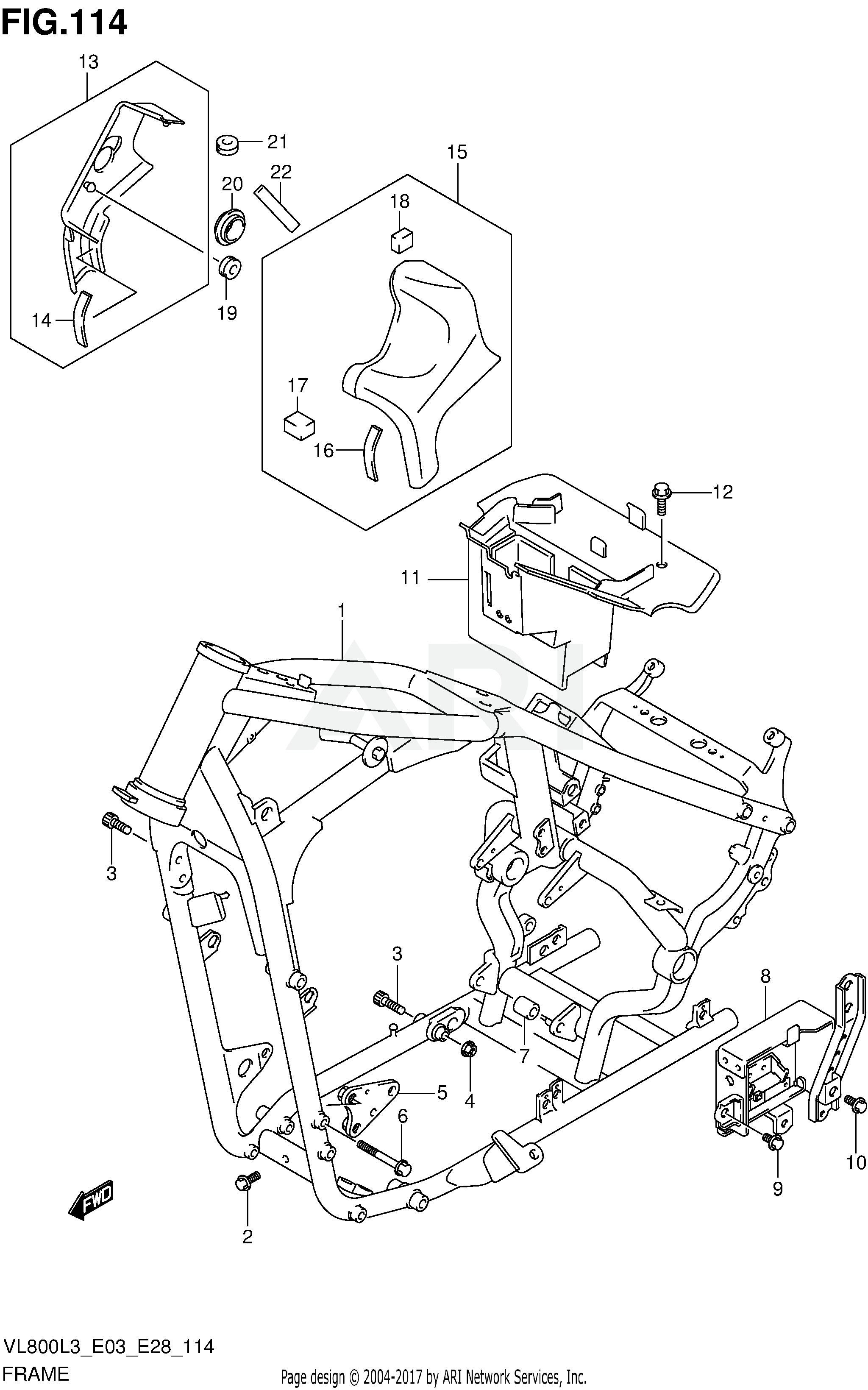 FRAME (VL800TL3 E28)