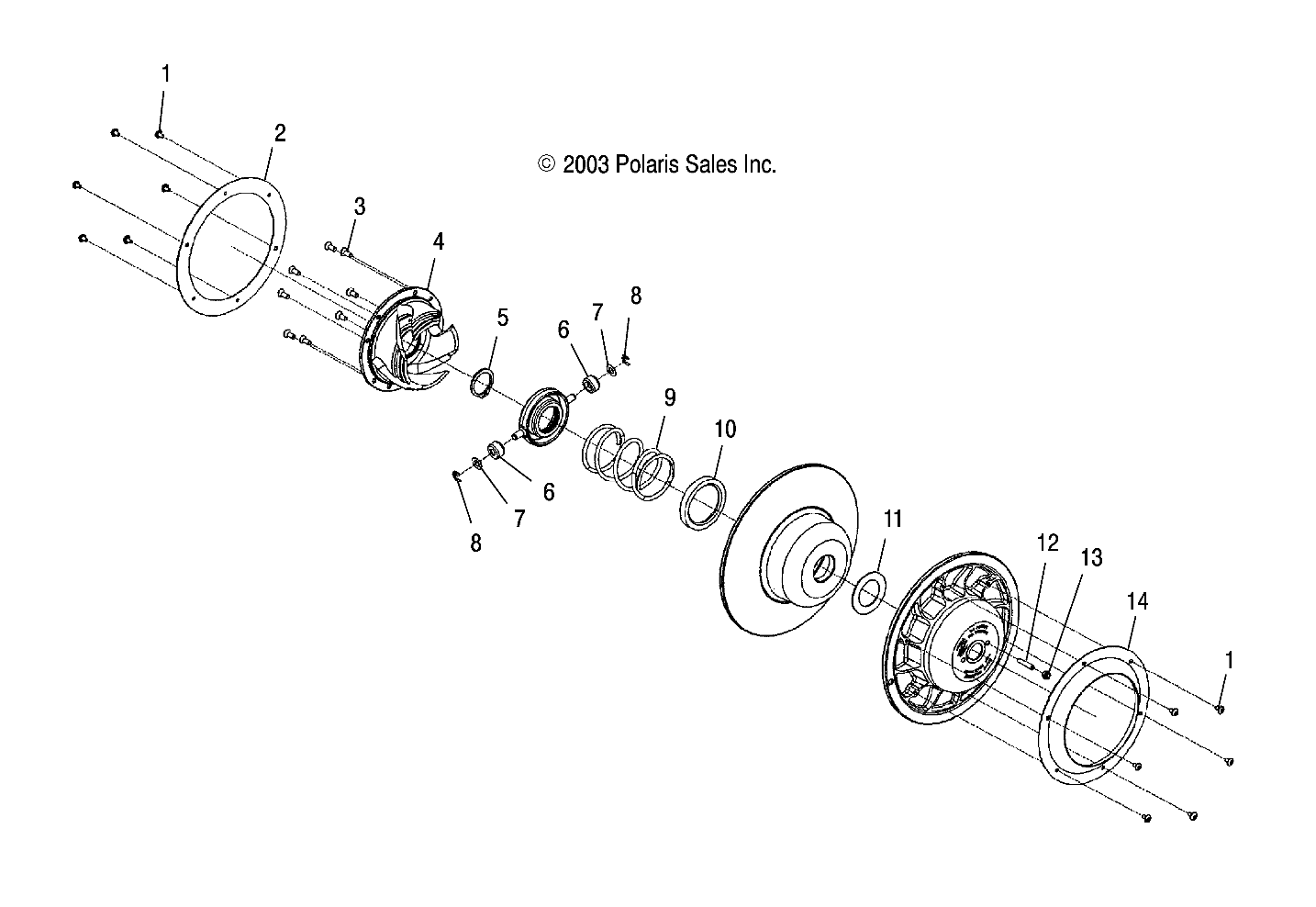 DRIVEN CLUTCH - S04NX4CS/CE (4988778877C01)