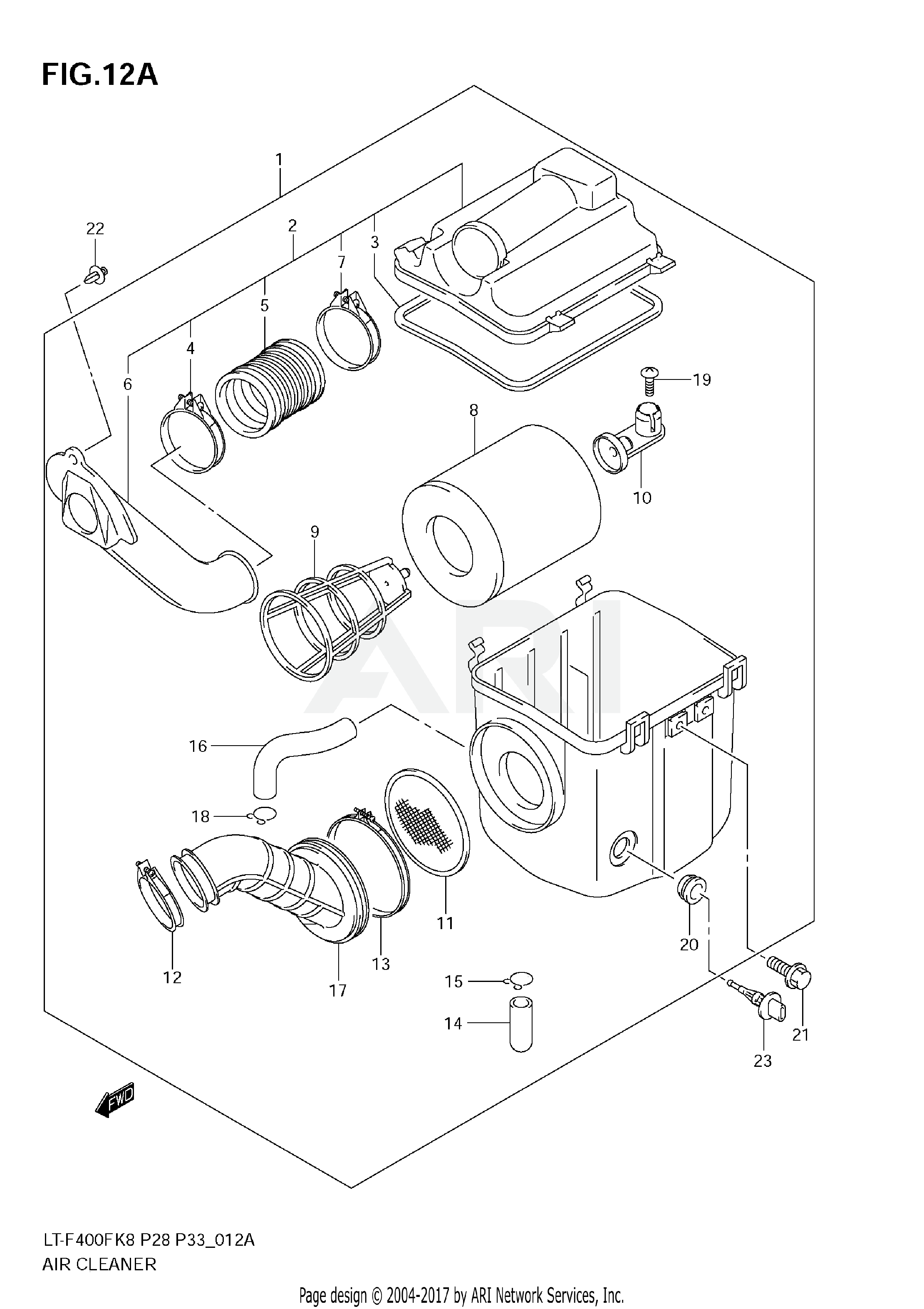 AIR CLEANER (LT-F400FL0)