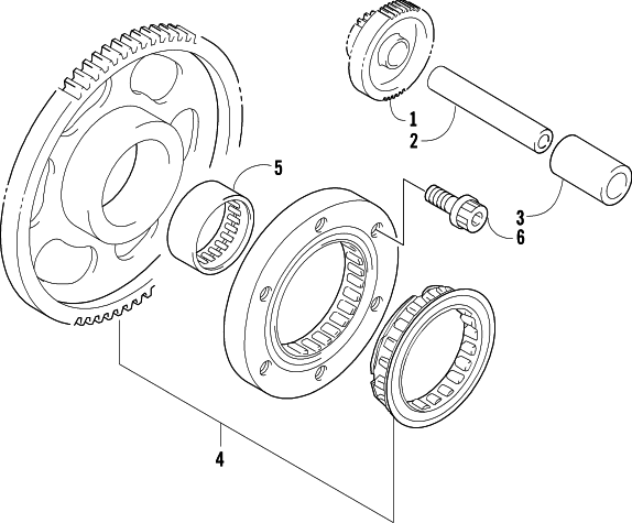 STARTER CLUTCH ASSEMBLY