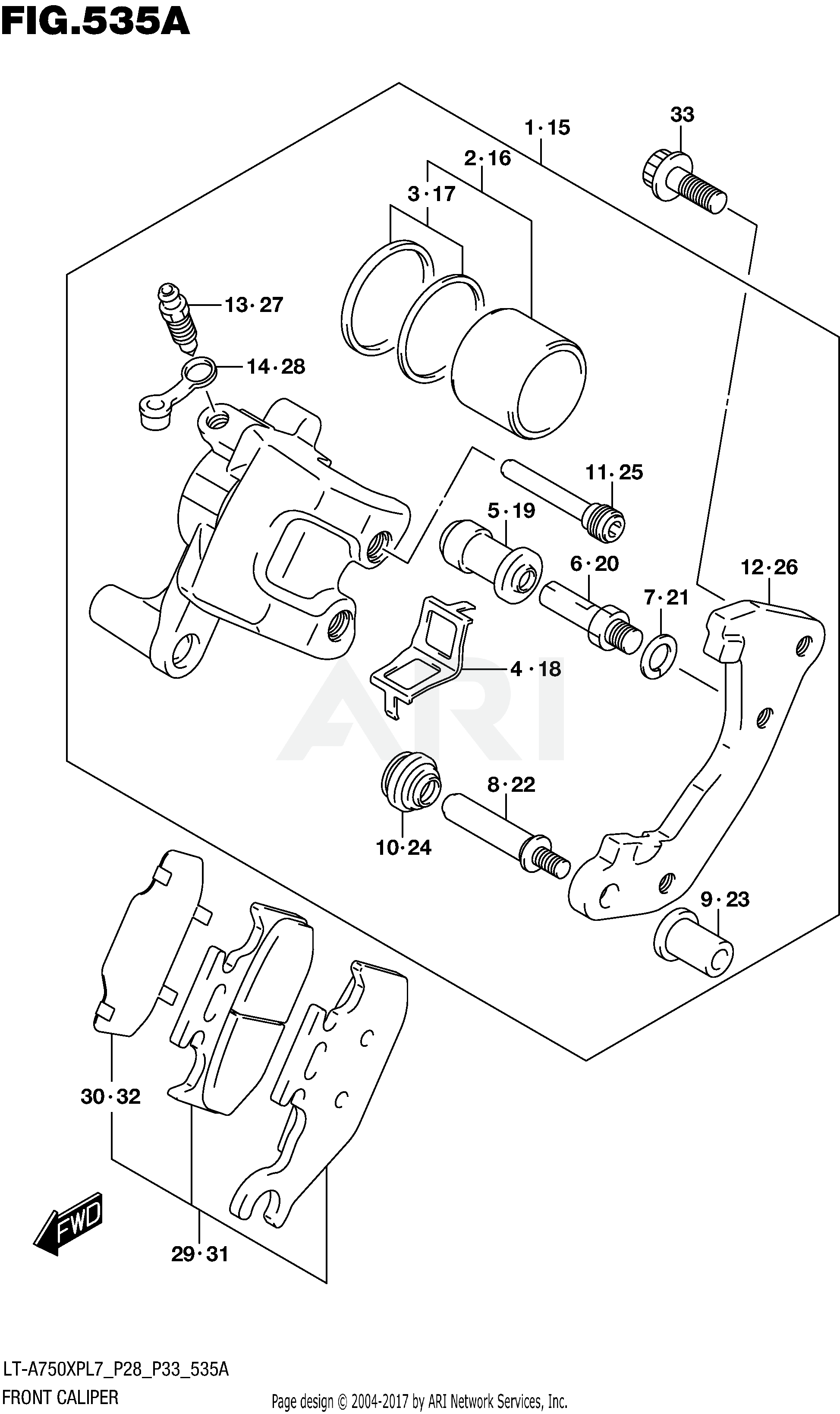 FRONT CALIPER